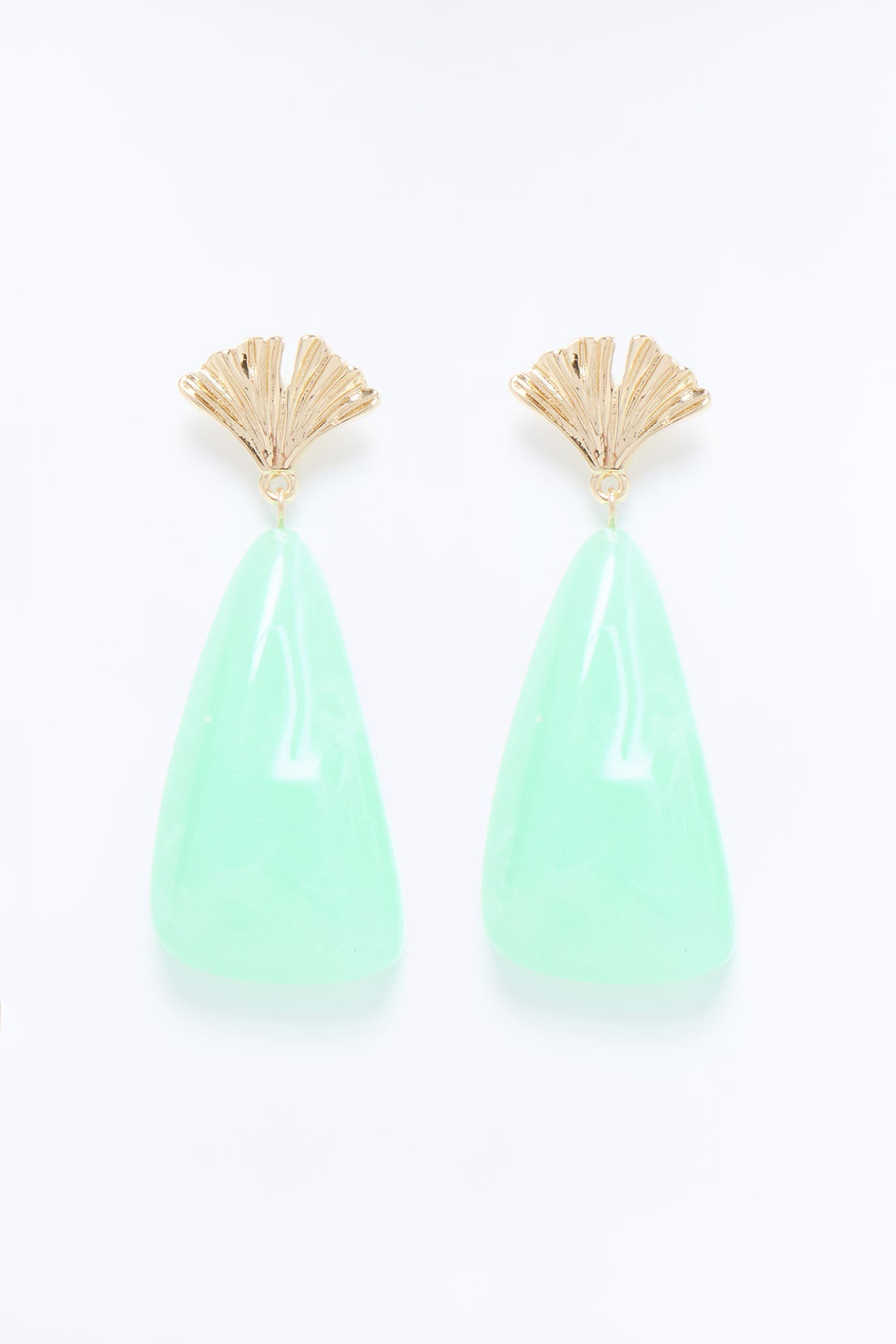 Poolside Drip Earrings - Mint