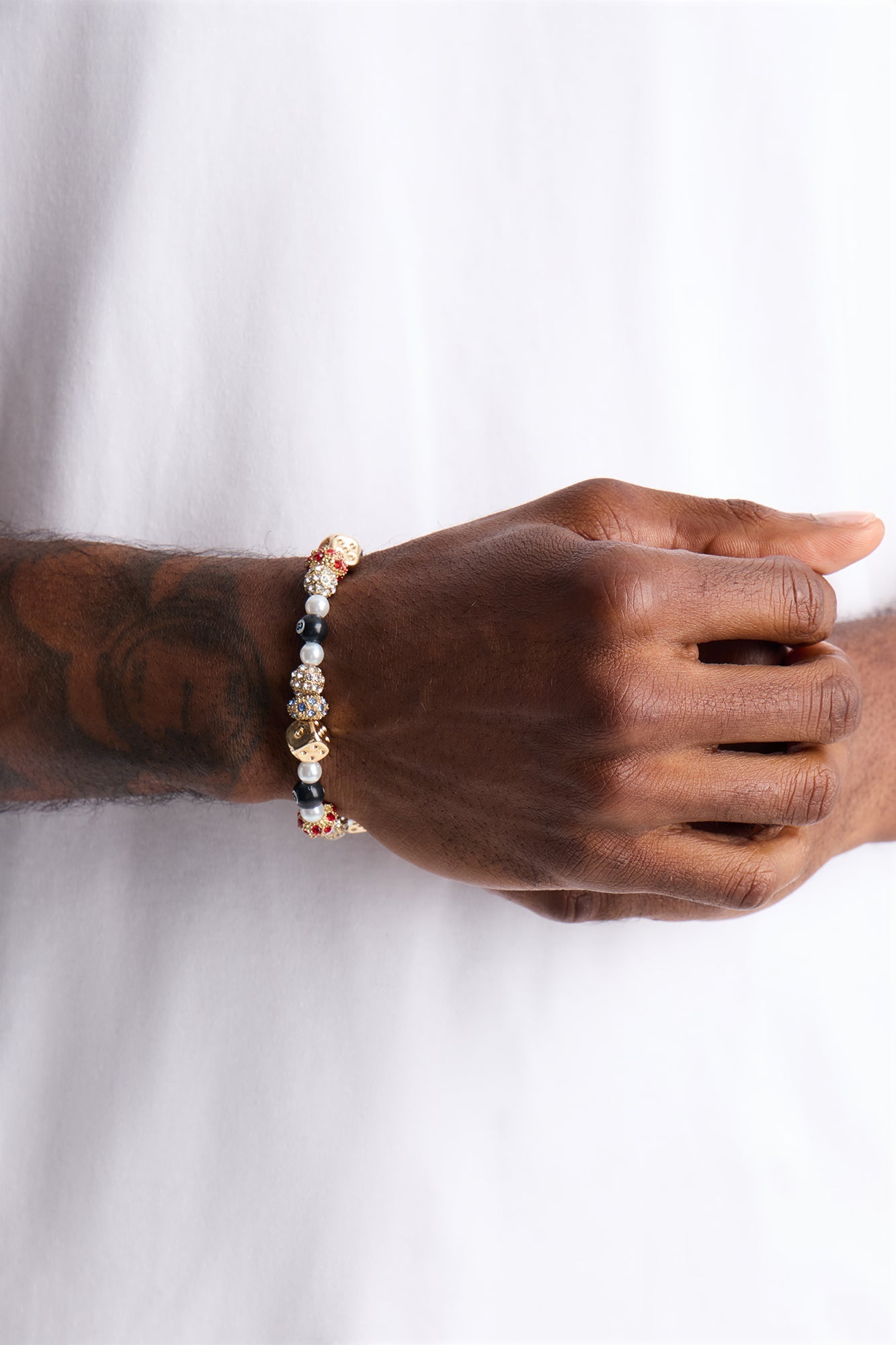 Lucky Shot Bead Bracelet - Gold