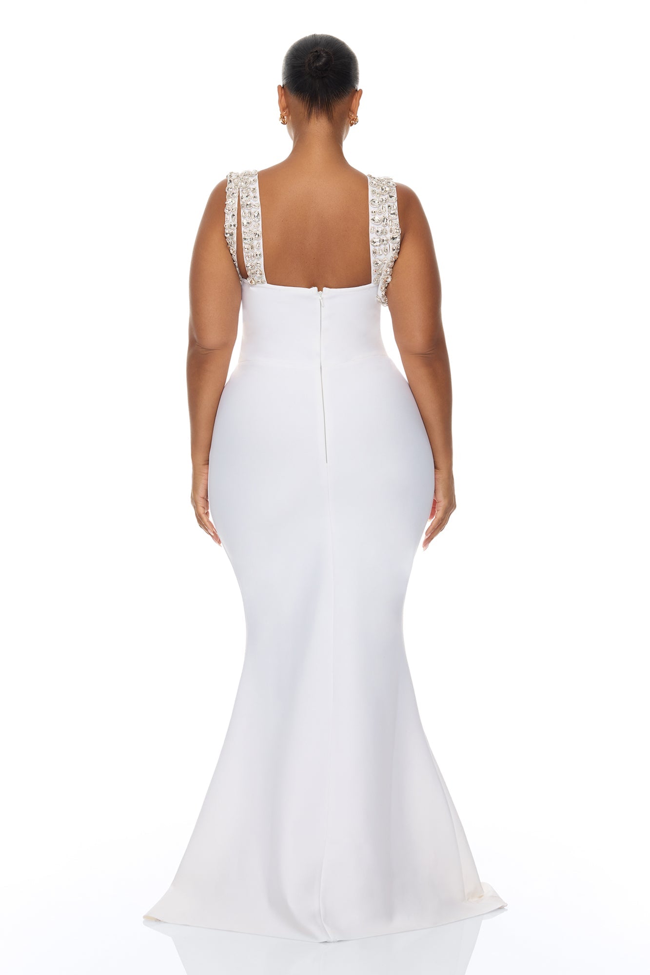 Masie Bandage Gown - Ivory