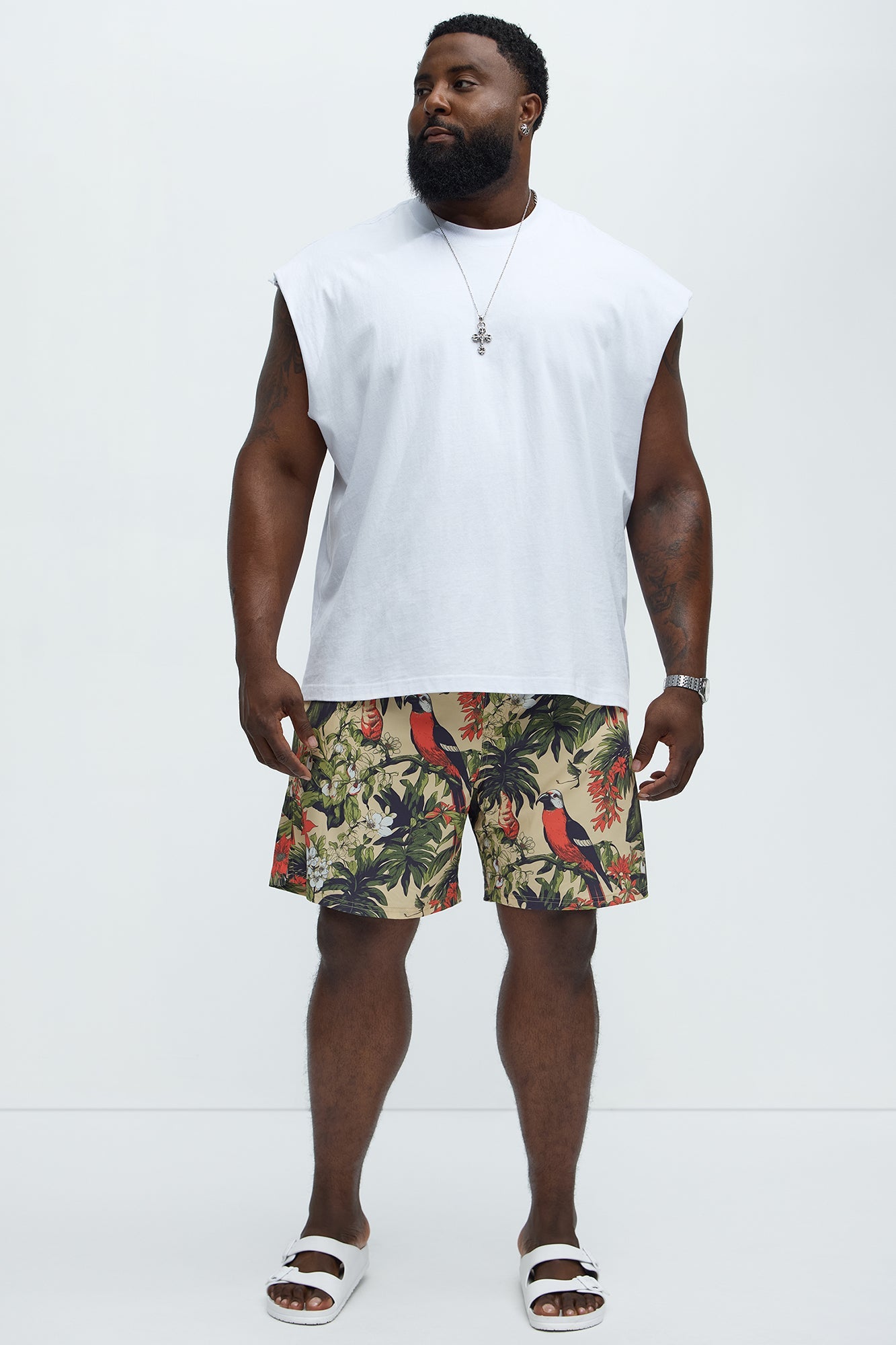 Rio Printed Swim Classic Trunk - Multi Color