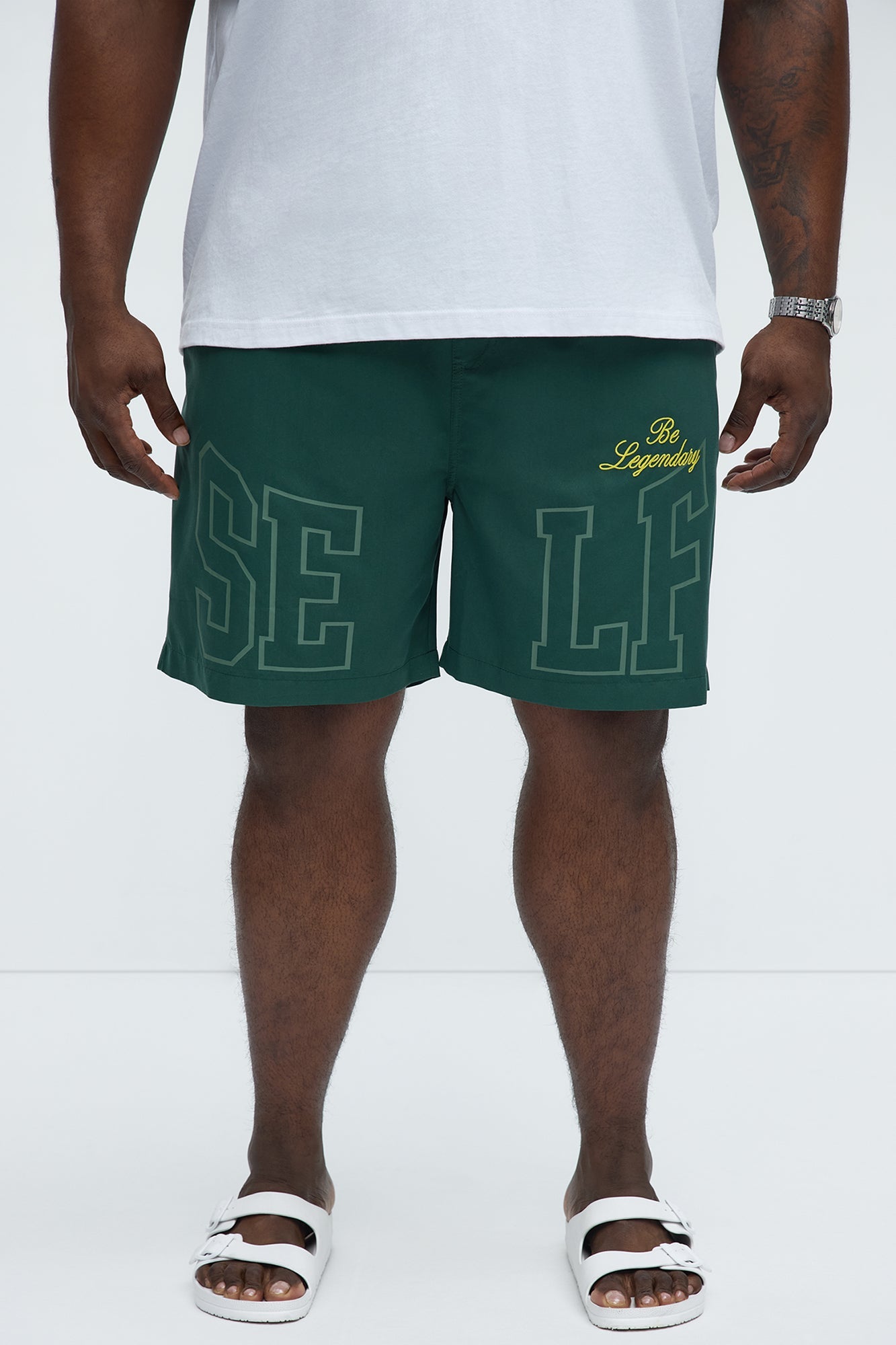 Self Made Swim Classic Trunk - Green