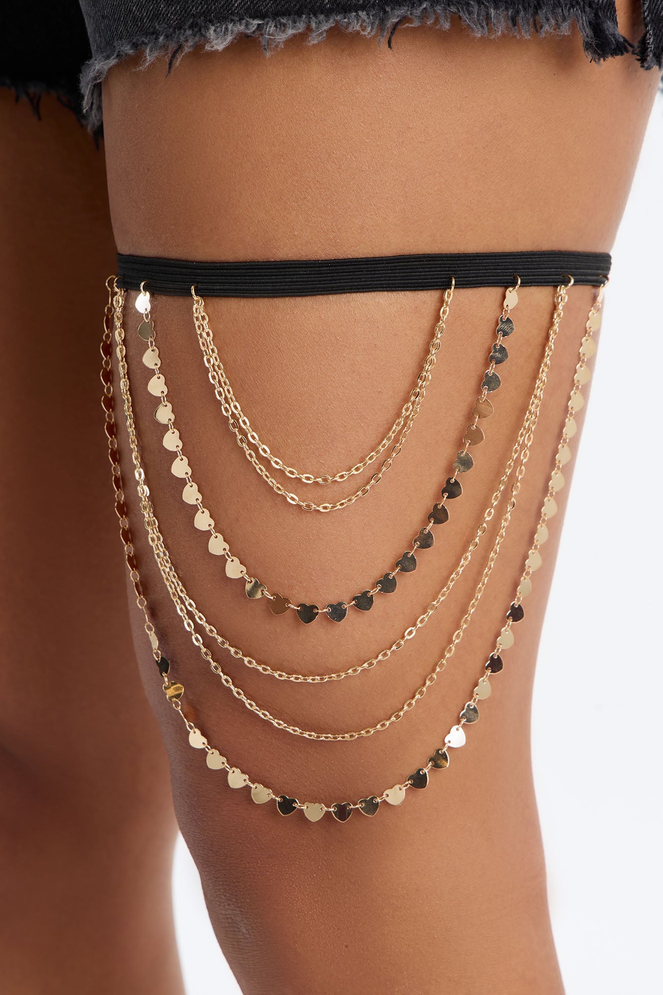 Love Spell Thigh Chain - Gold