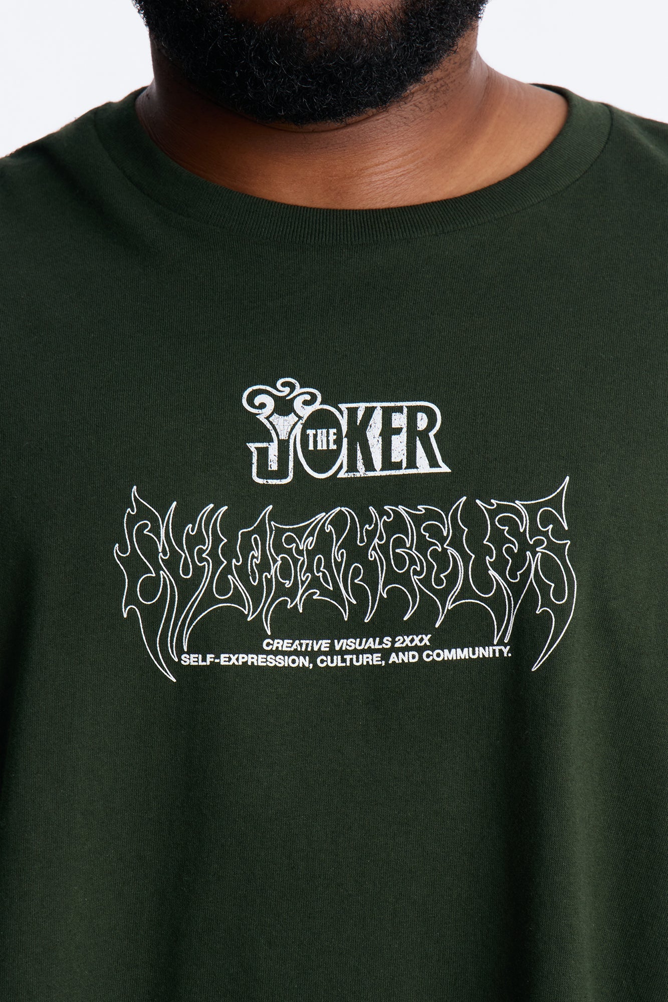 The Joker Beautiful Chaos Boxy Short Sleeve Tee - Green