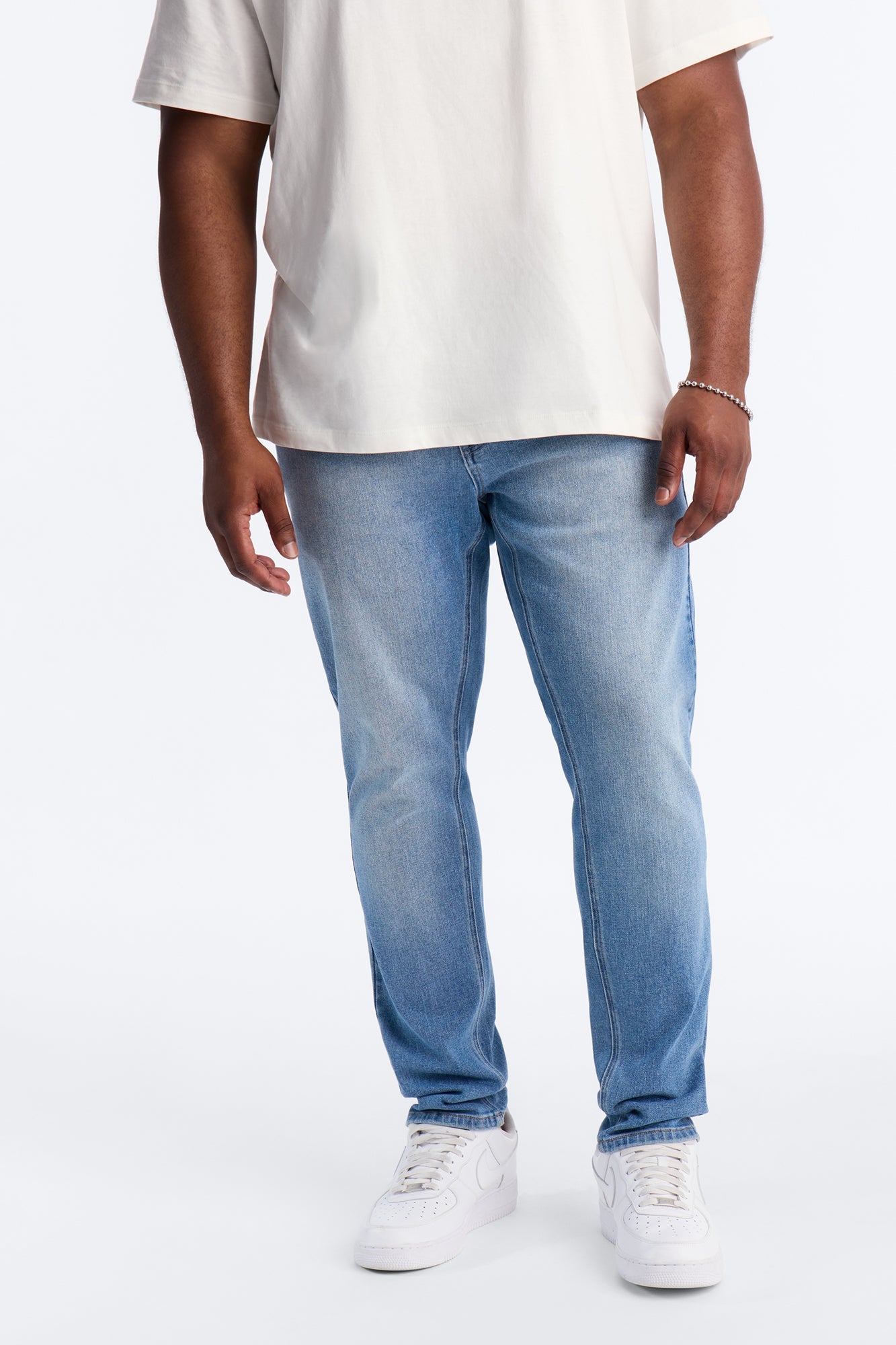 Essential Skinny Stretch Jean - Medium Blue Wash