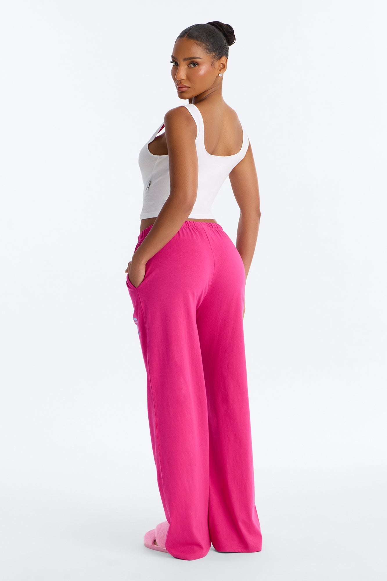 Von Dutch Roll The Dice PJ Pant Set - Magenta/combo