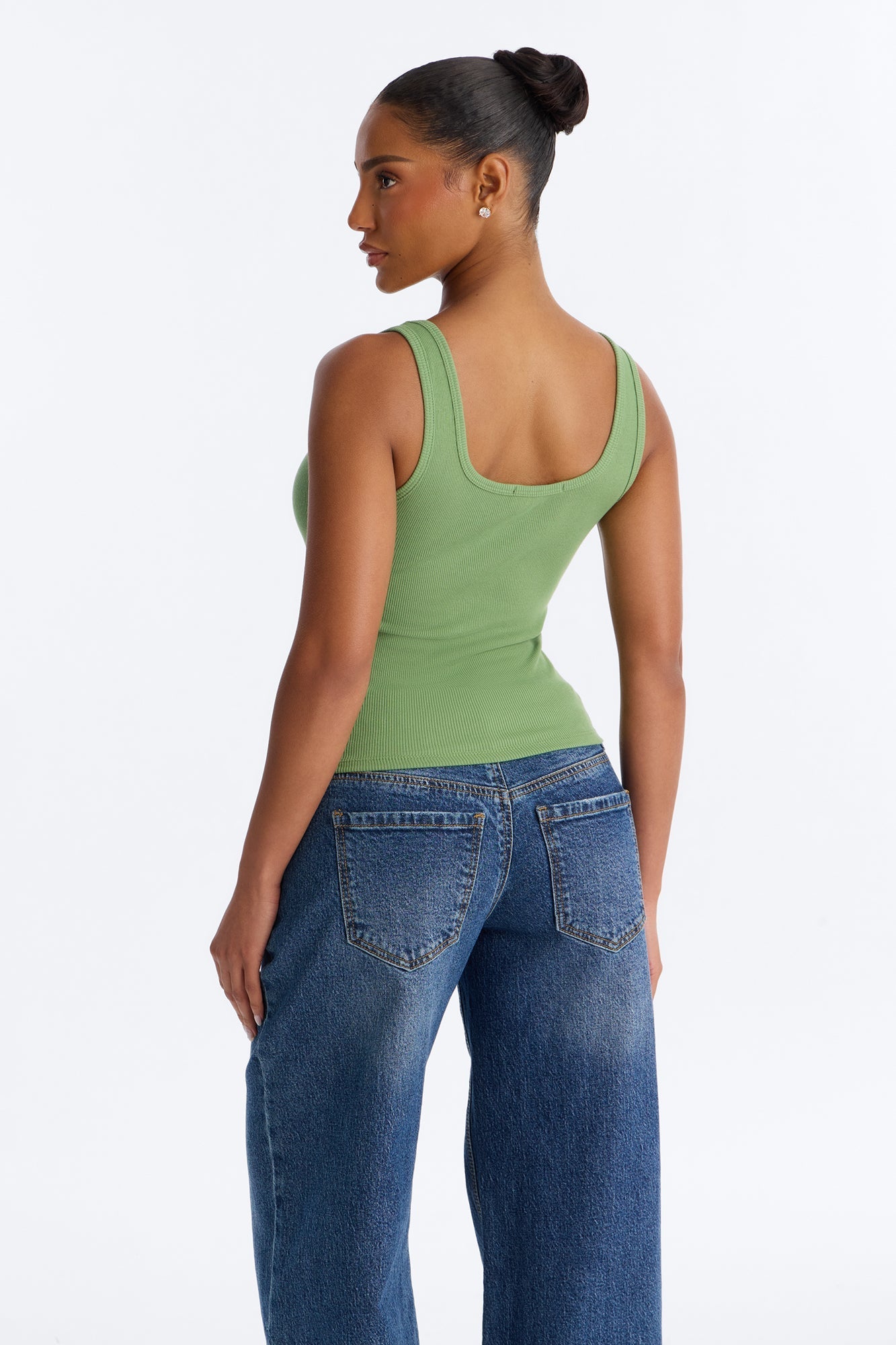 Keep It Classic Basic Tank Top - Green