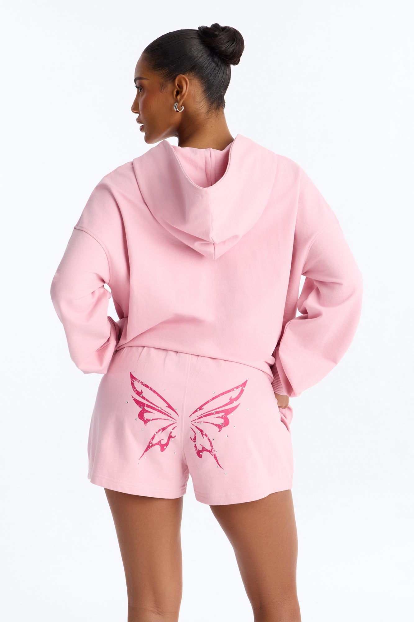 Butterfly Effect Short Set - Pink