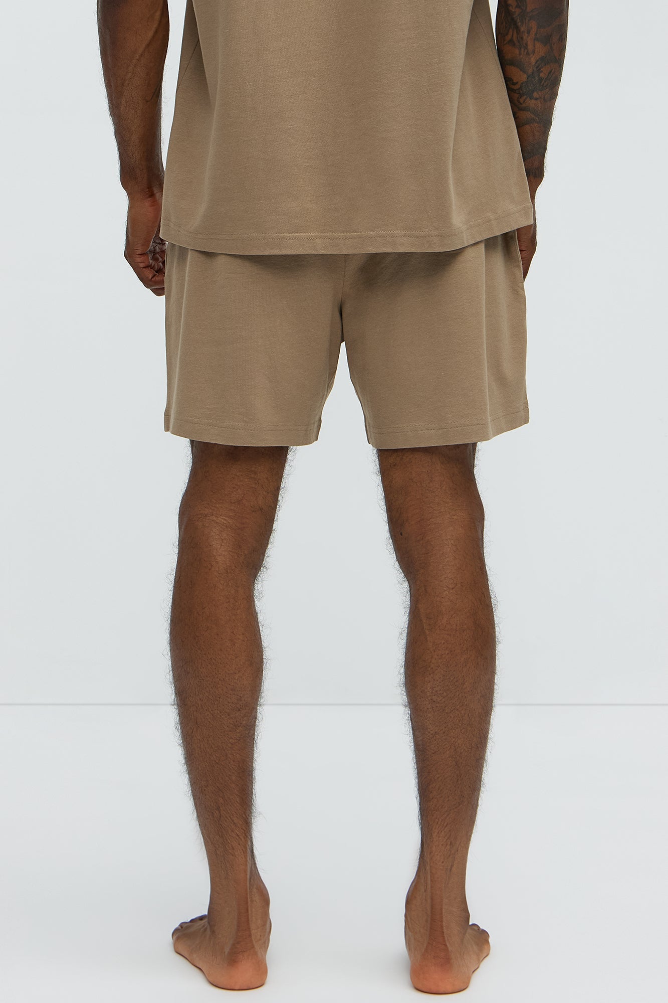 Essential Modal Lounge Shorts - Taupe