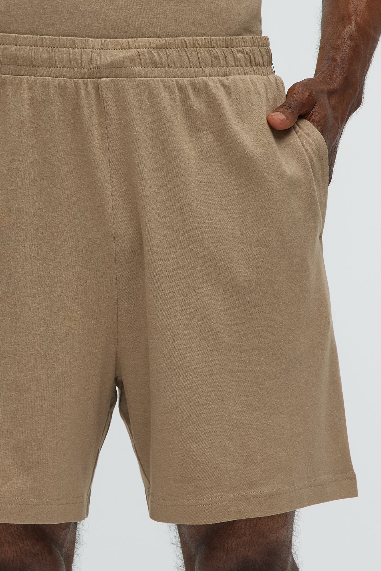 Essential Modal Lounge Shorts - Taupe