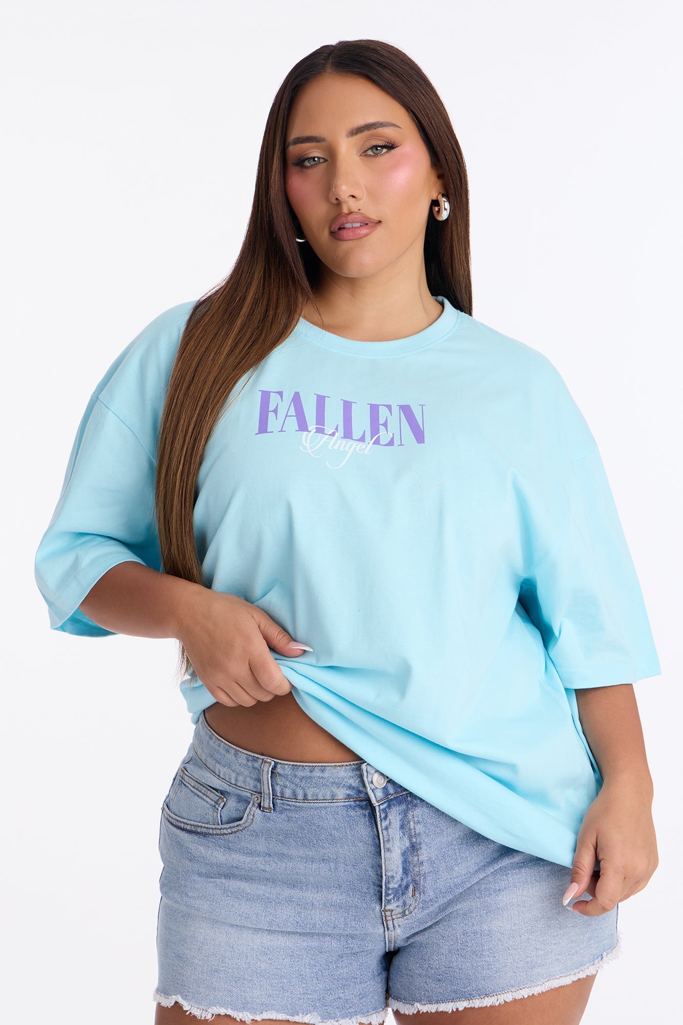 Fallen Angel Tee - SkyBlue