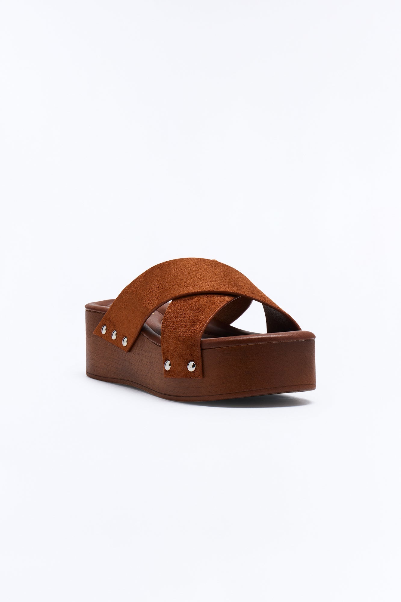 Breezy Platform Sandals - Brown