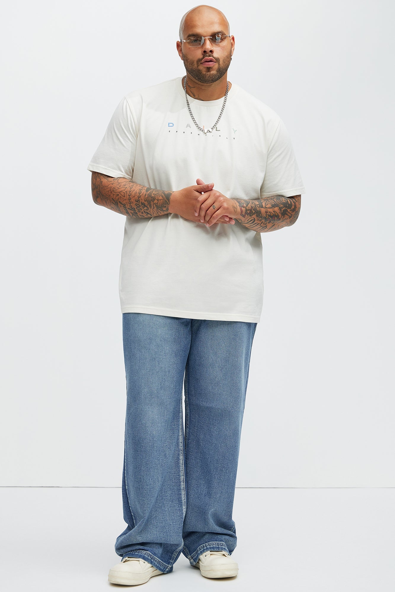 The All Day Flex Waist Baggy Jean - Indigo