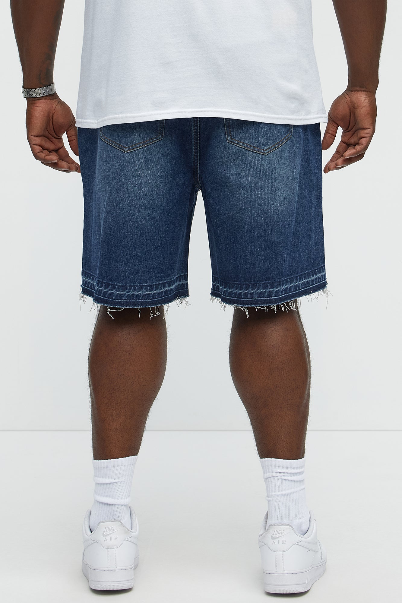 Relaxed Lemoyne Denim Shorts - Medium Blue Wash