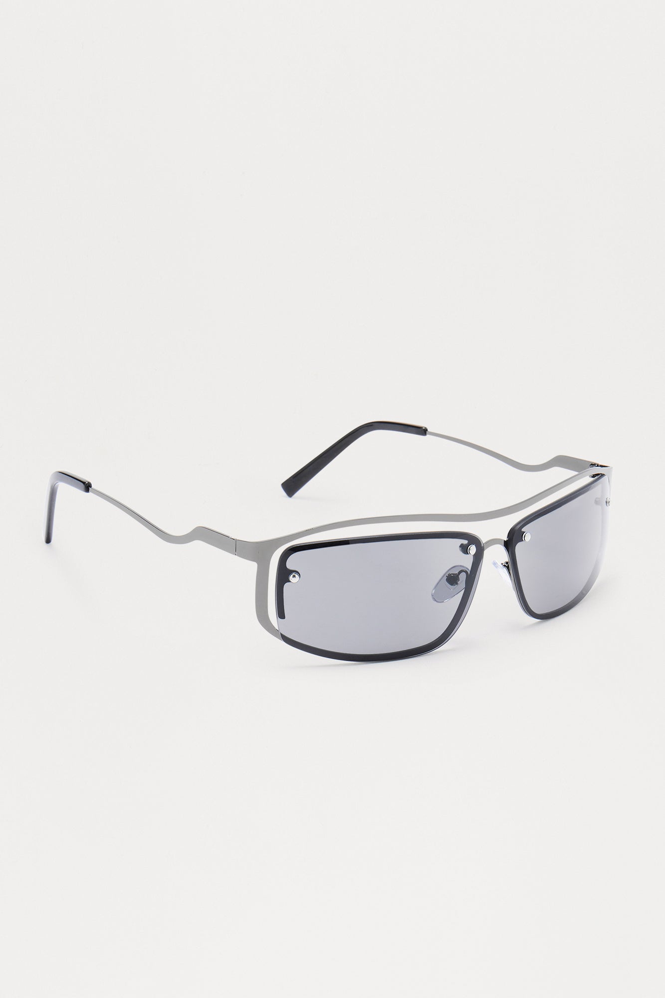 Squiggled Sunglasses - Black