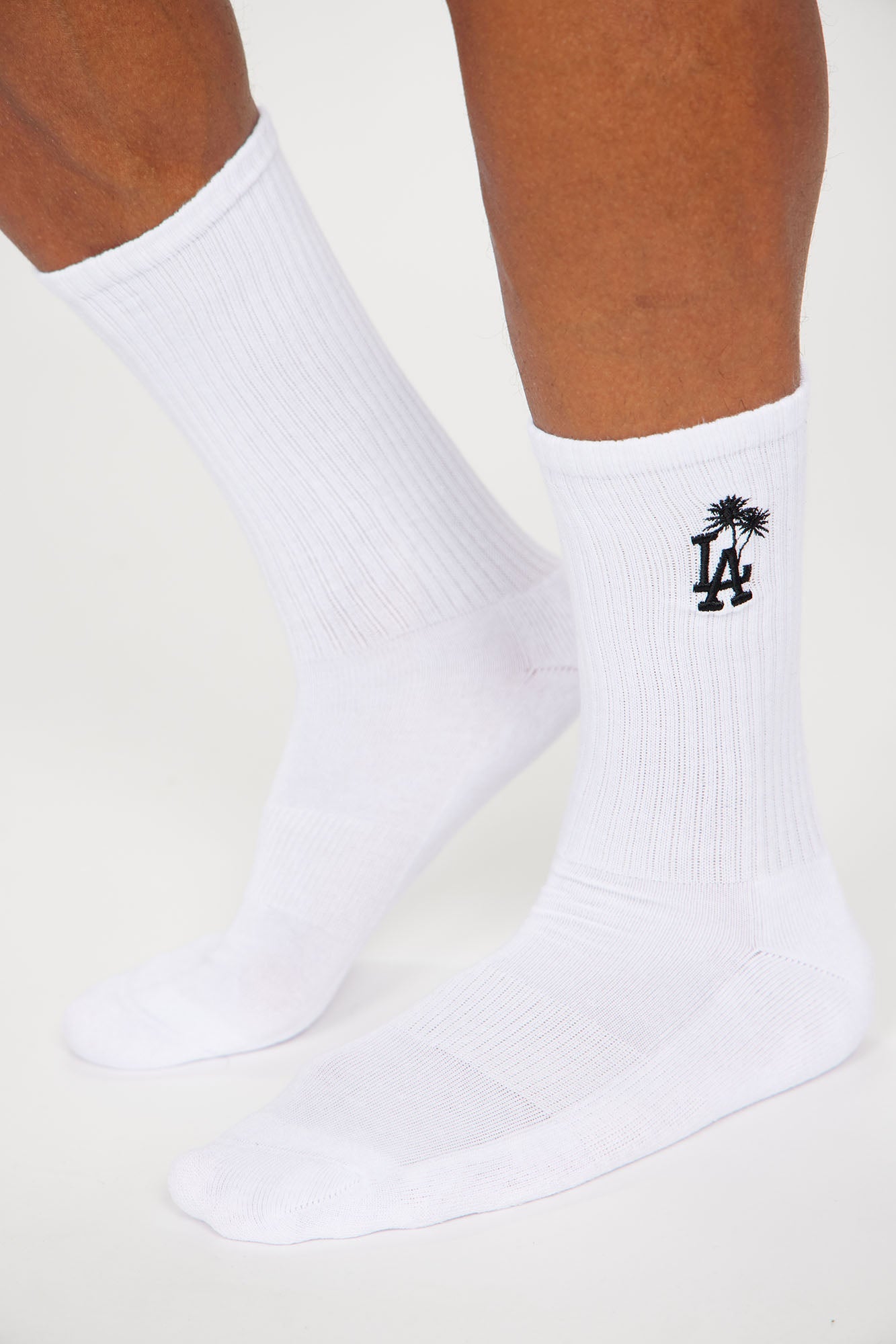 LA Palms Socks - White