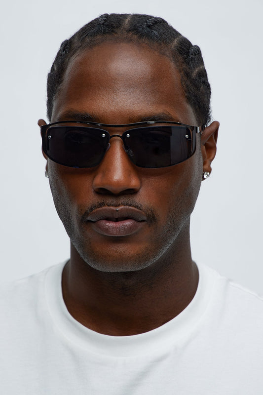 Squiggled Sunglasses - Black