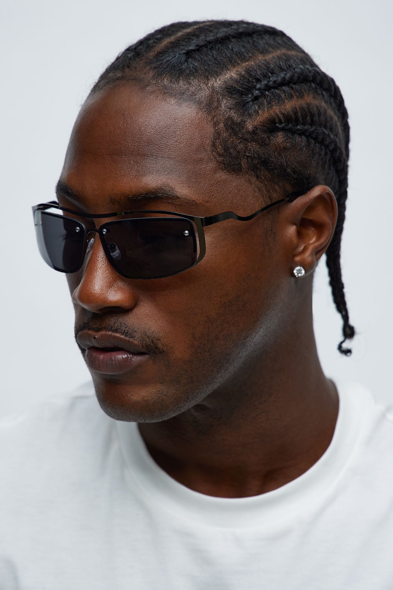 Squiggled Sunglasses - Black
