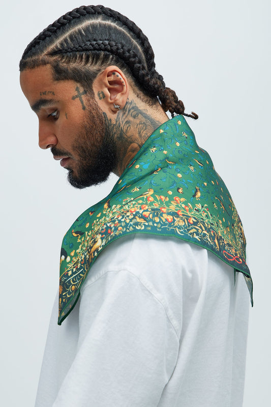 Birds Of A Flock Bandana - Green/combo