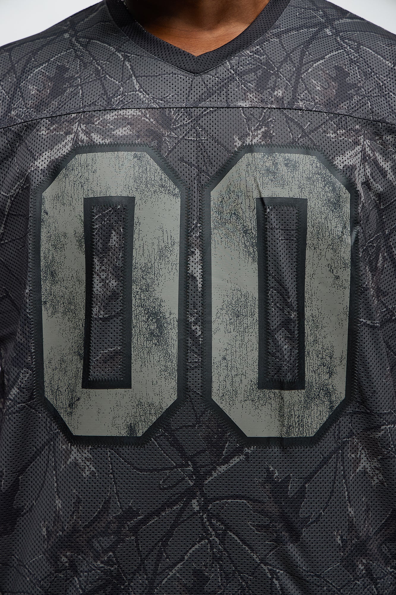 Short Sleeve Camo Jersey - Black