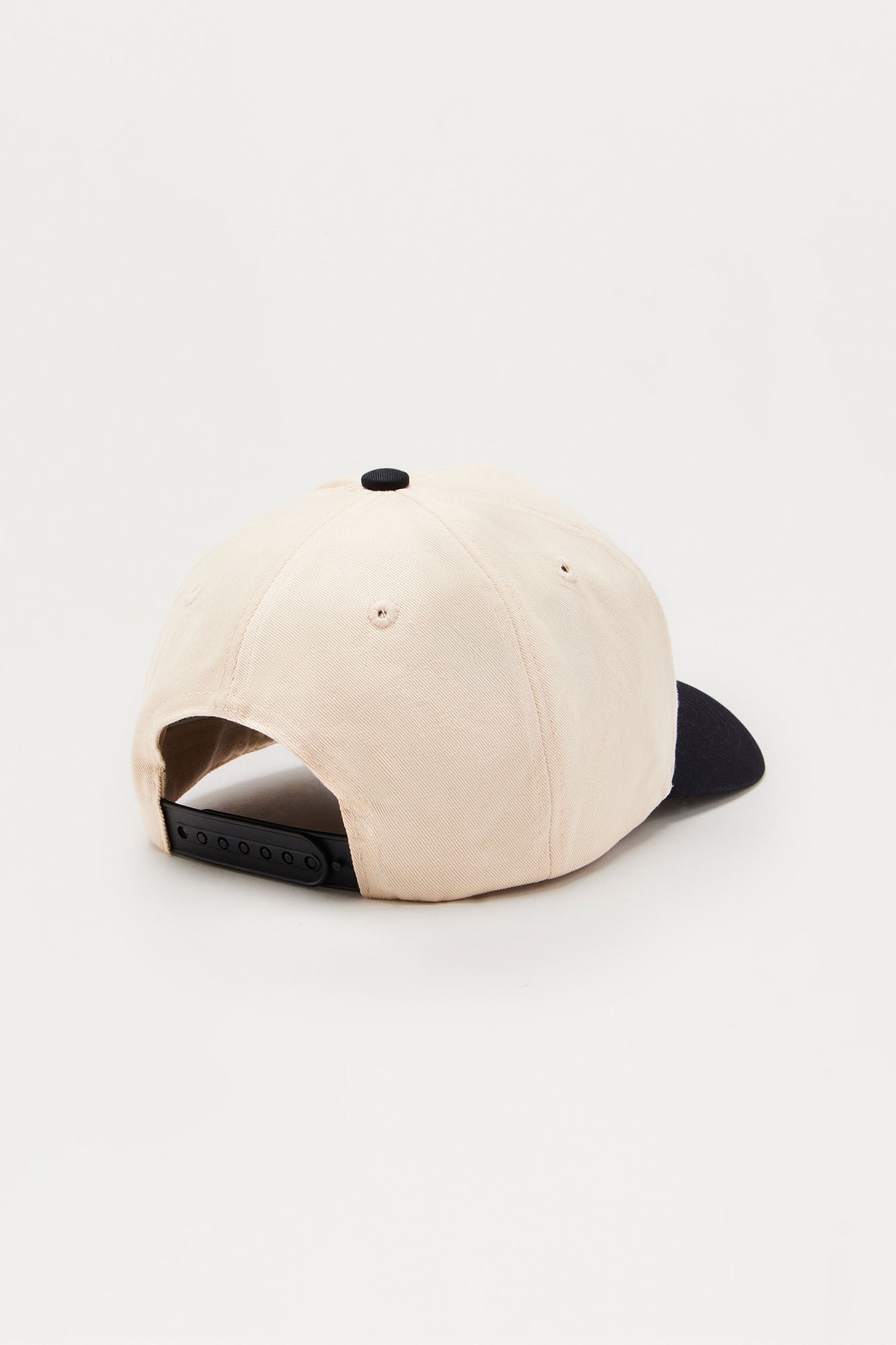 Amalfi Coast Embroidered Snapback Hat - Stone/Combo