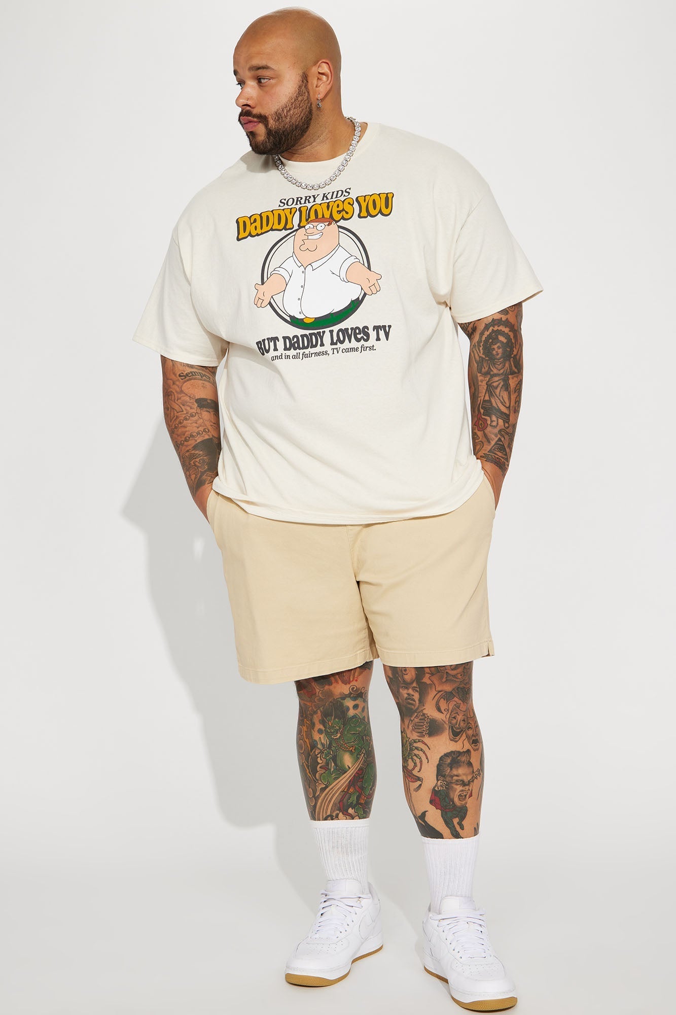 Twill Volley Shorts - Khaki