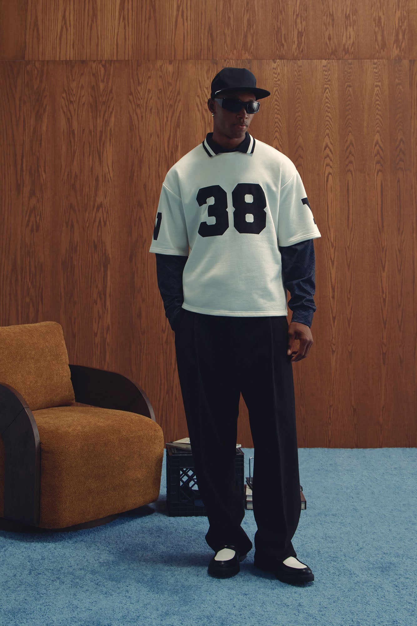 Athletic Oversized Tee - White