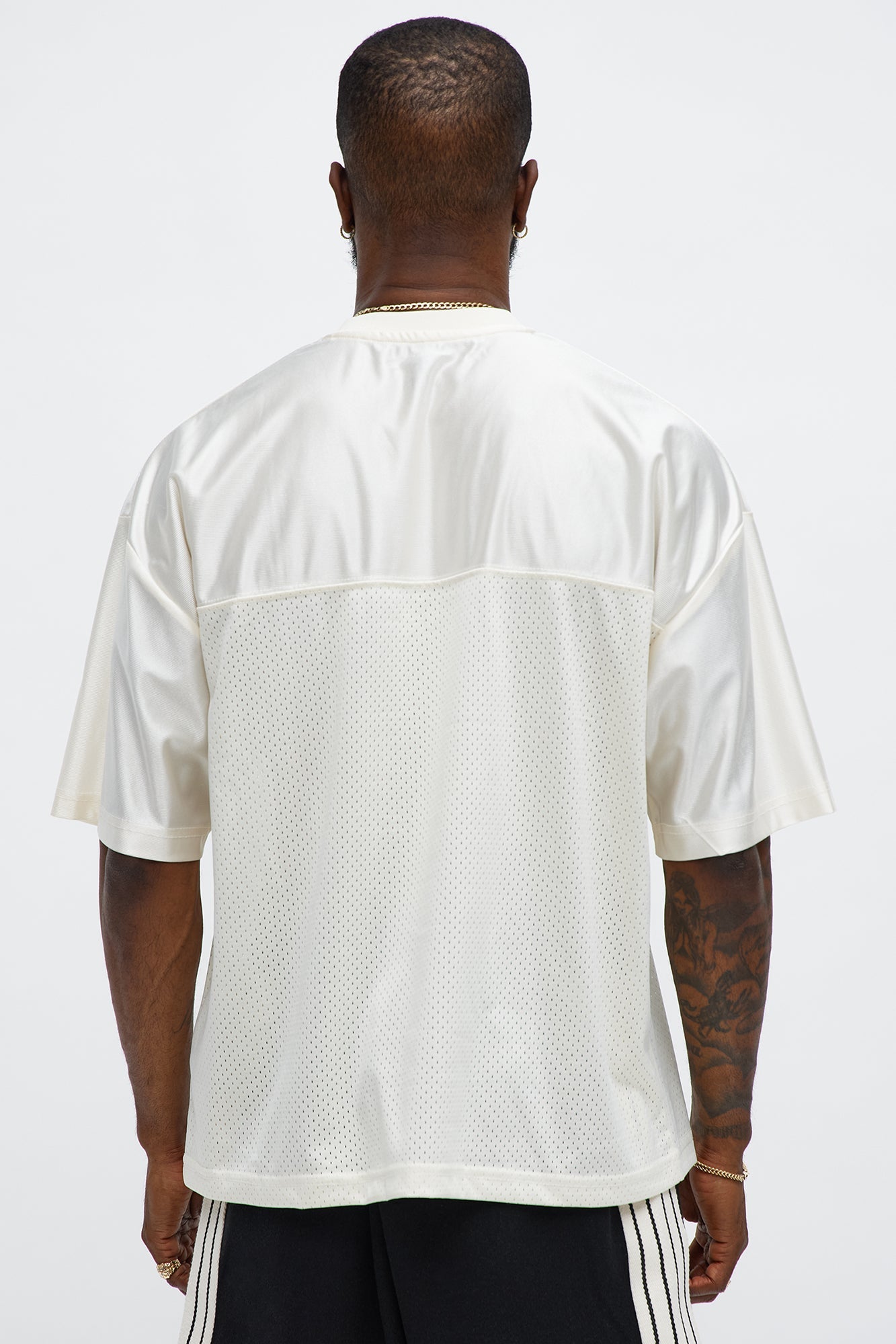 Saints Studios Short Sleeve Soccer Jersey - Off White/combo