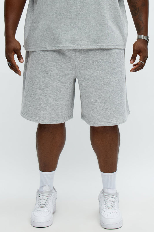 Tyson Loose Fit Shorts - Heather Grey