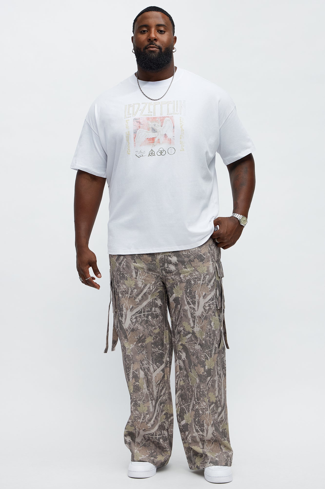 Relaxed Straight No More Waiting Cargo Pants - Brown/combo