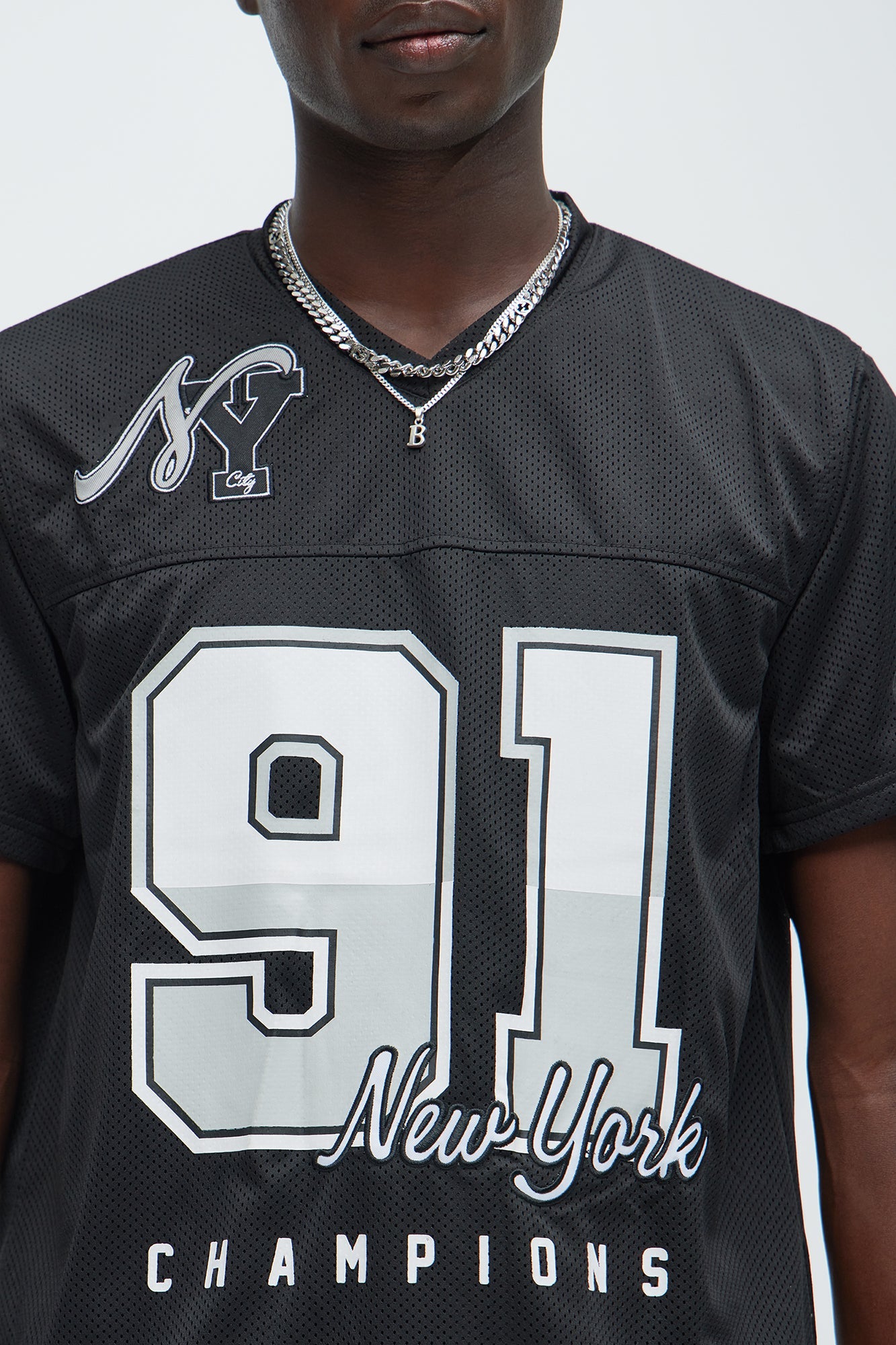 NY Mesh Jersey - Black