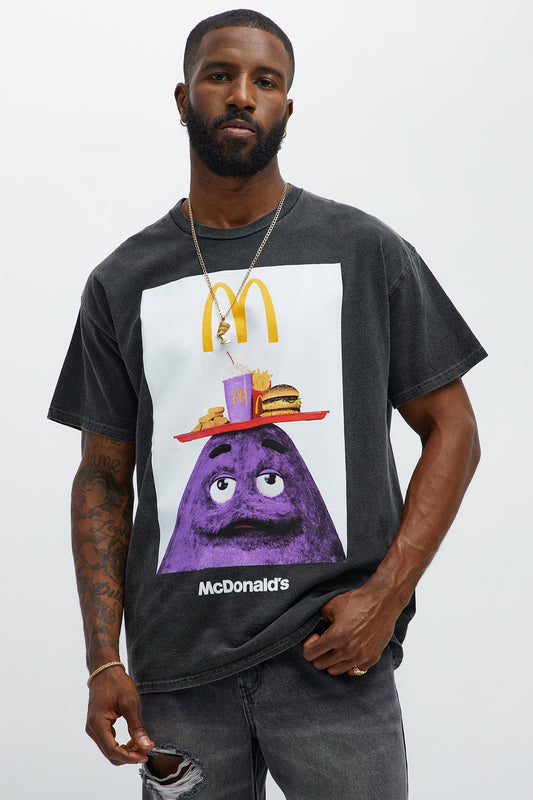 McDonald's Grimace Meal Short Sleeve Tee - Black