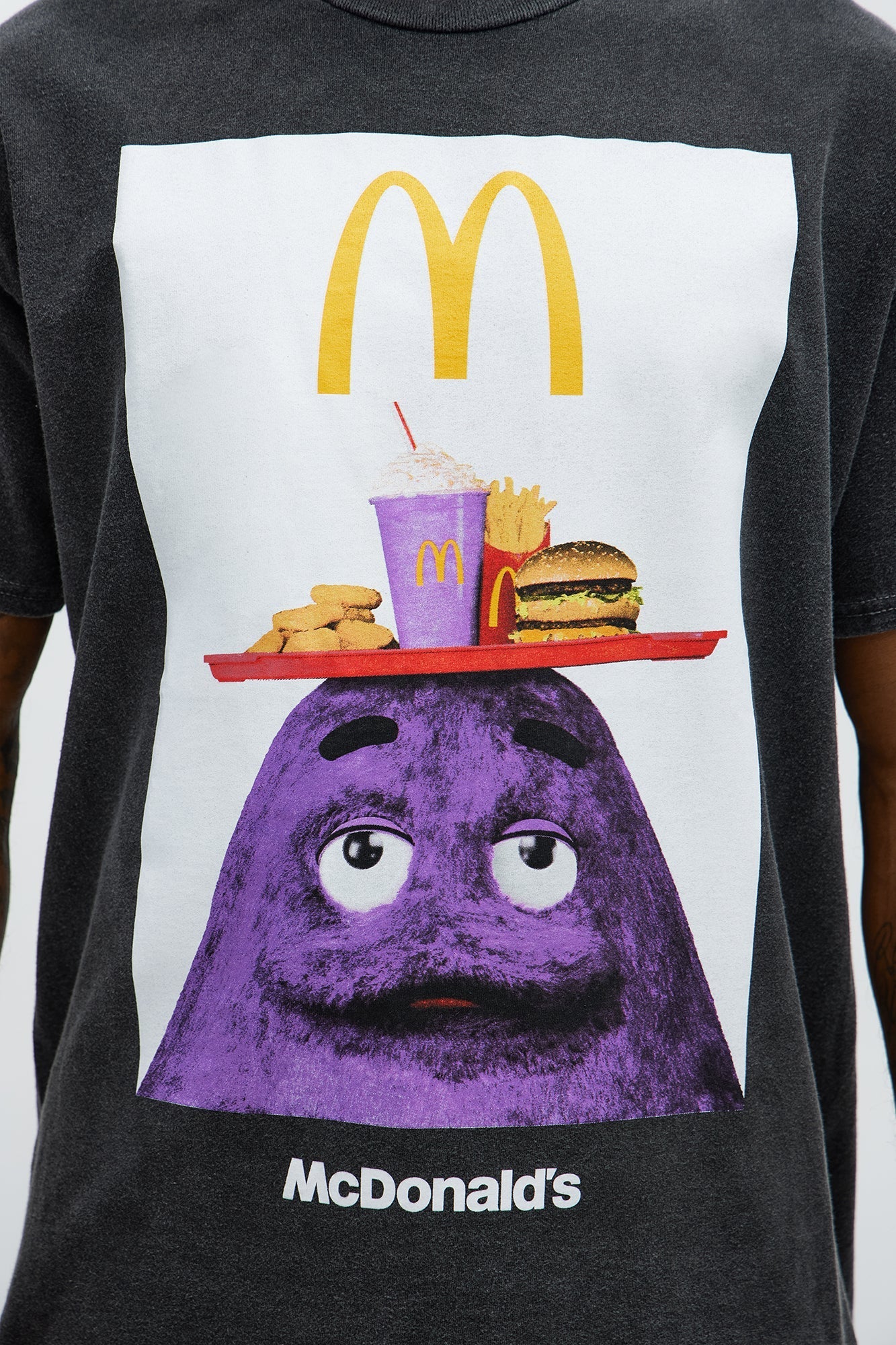 McDonald's Grimace Meal Short Sleeve Tee - Black