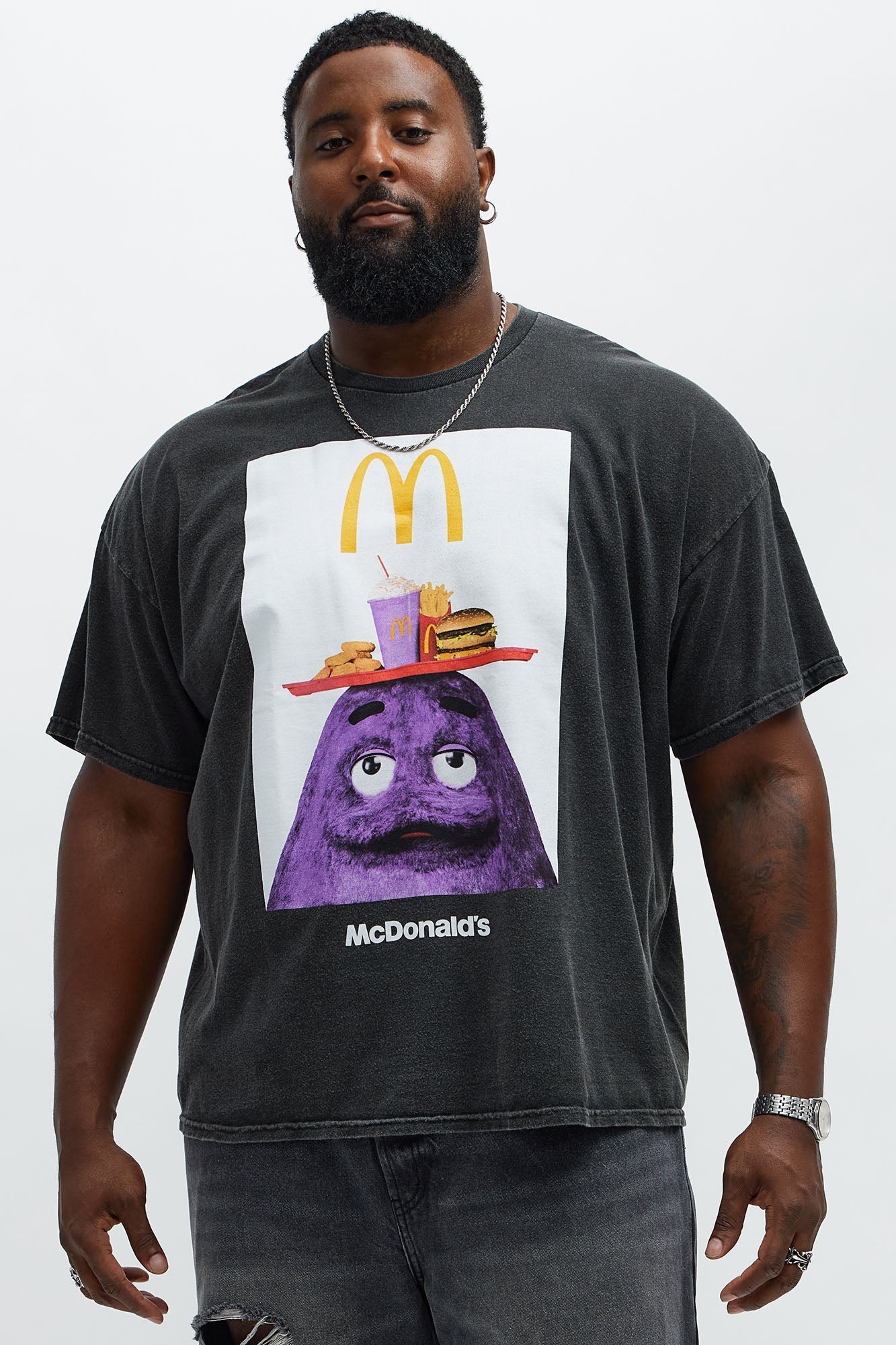 McDonald's Grimace Meal Short Sleeve Tee - Black