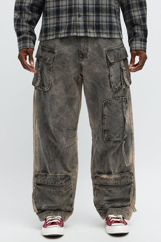 Baggy Go Now Cargo Pant - Grey