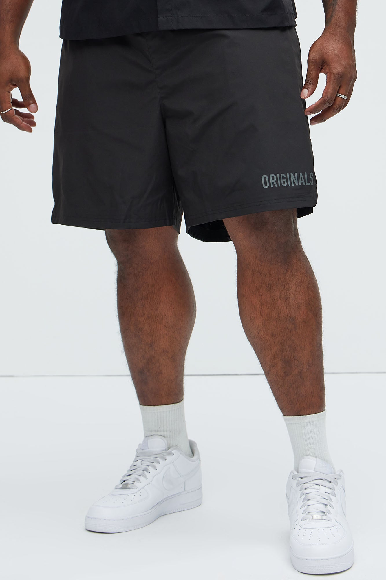 Originals Nylon Warm Up Shorts - Black