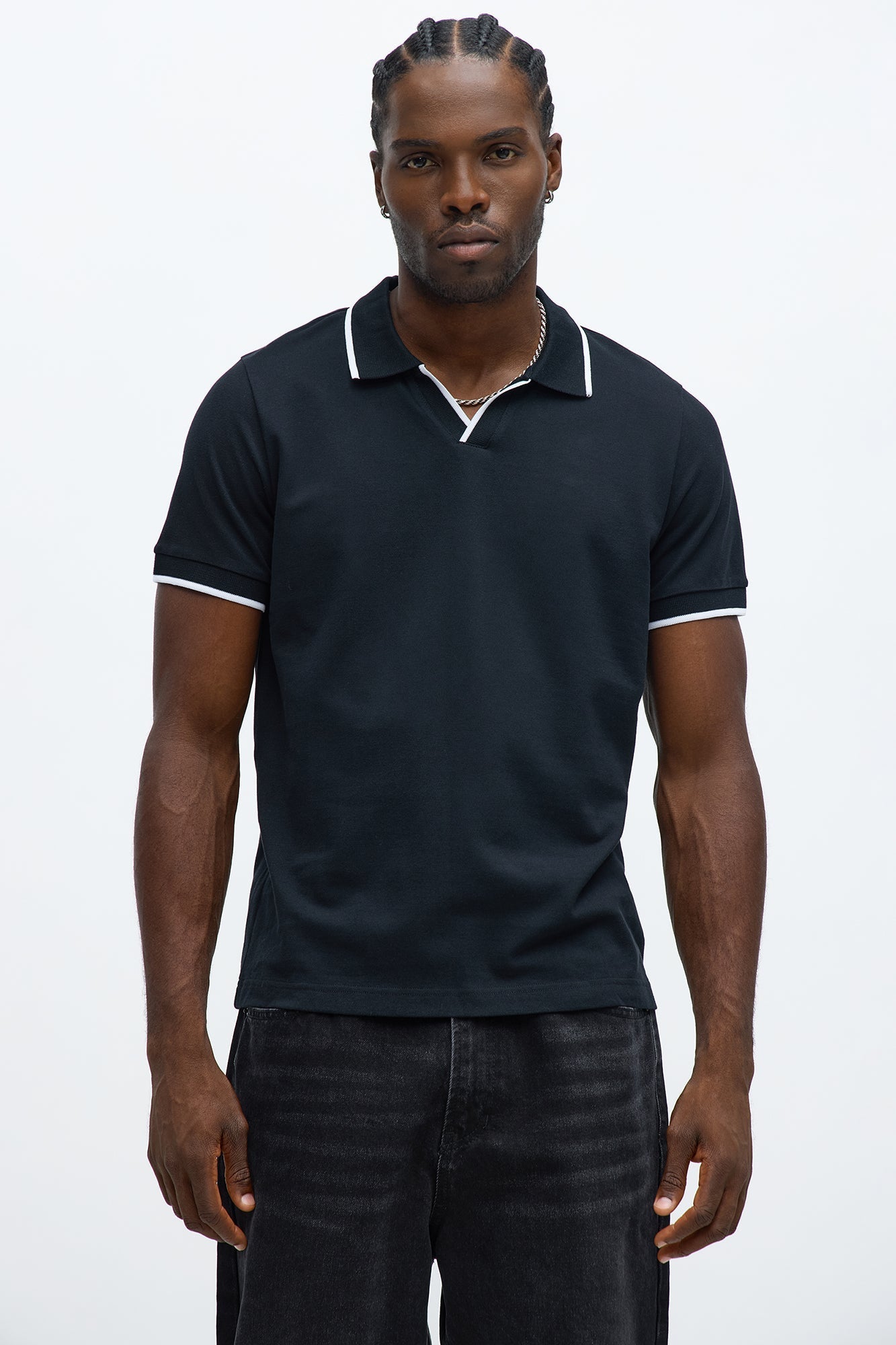 Driveway Short Sleeve Polo - Black