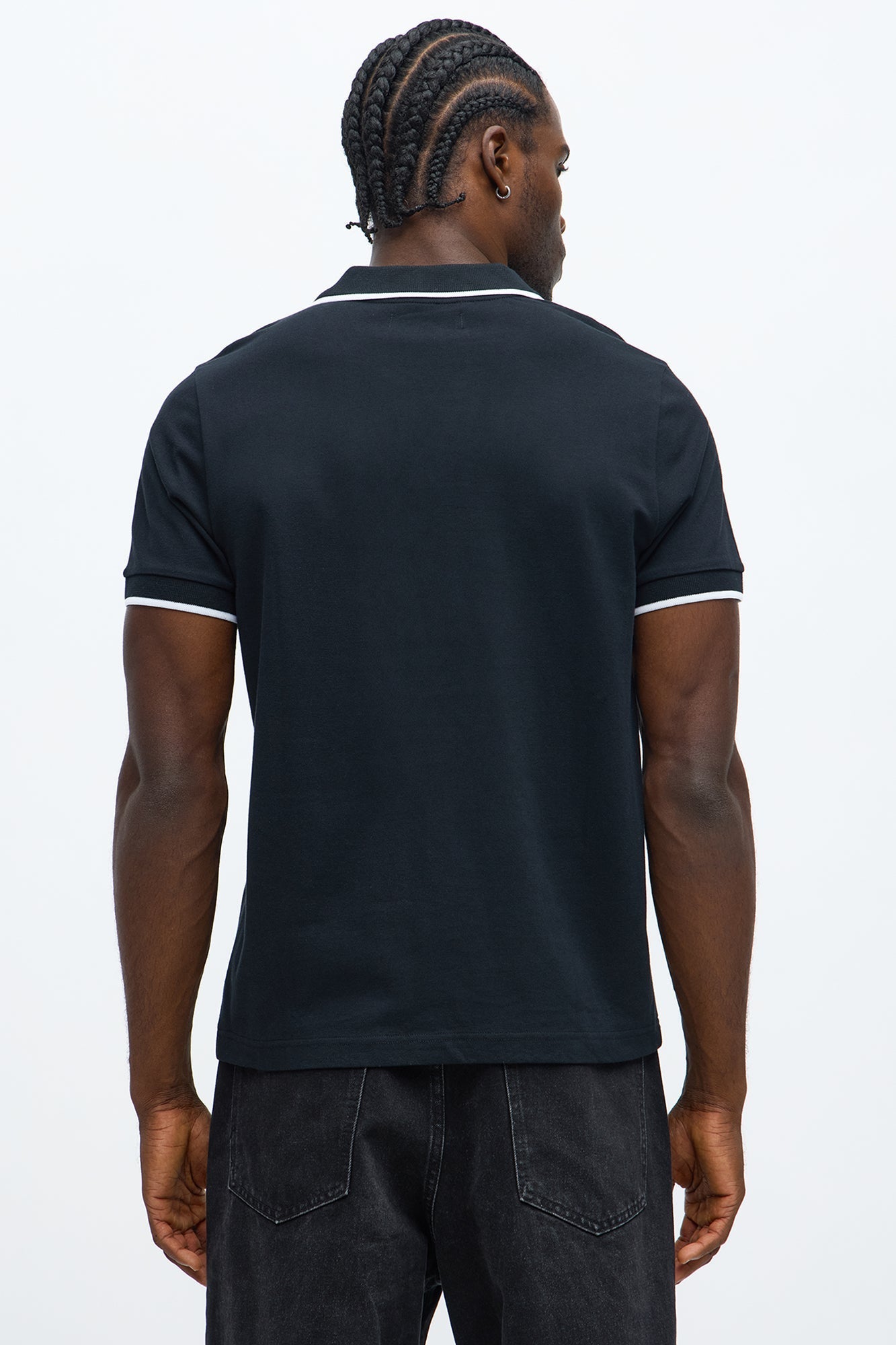 Driveway Short Sleeve Polo - Black