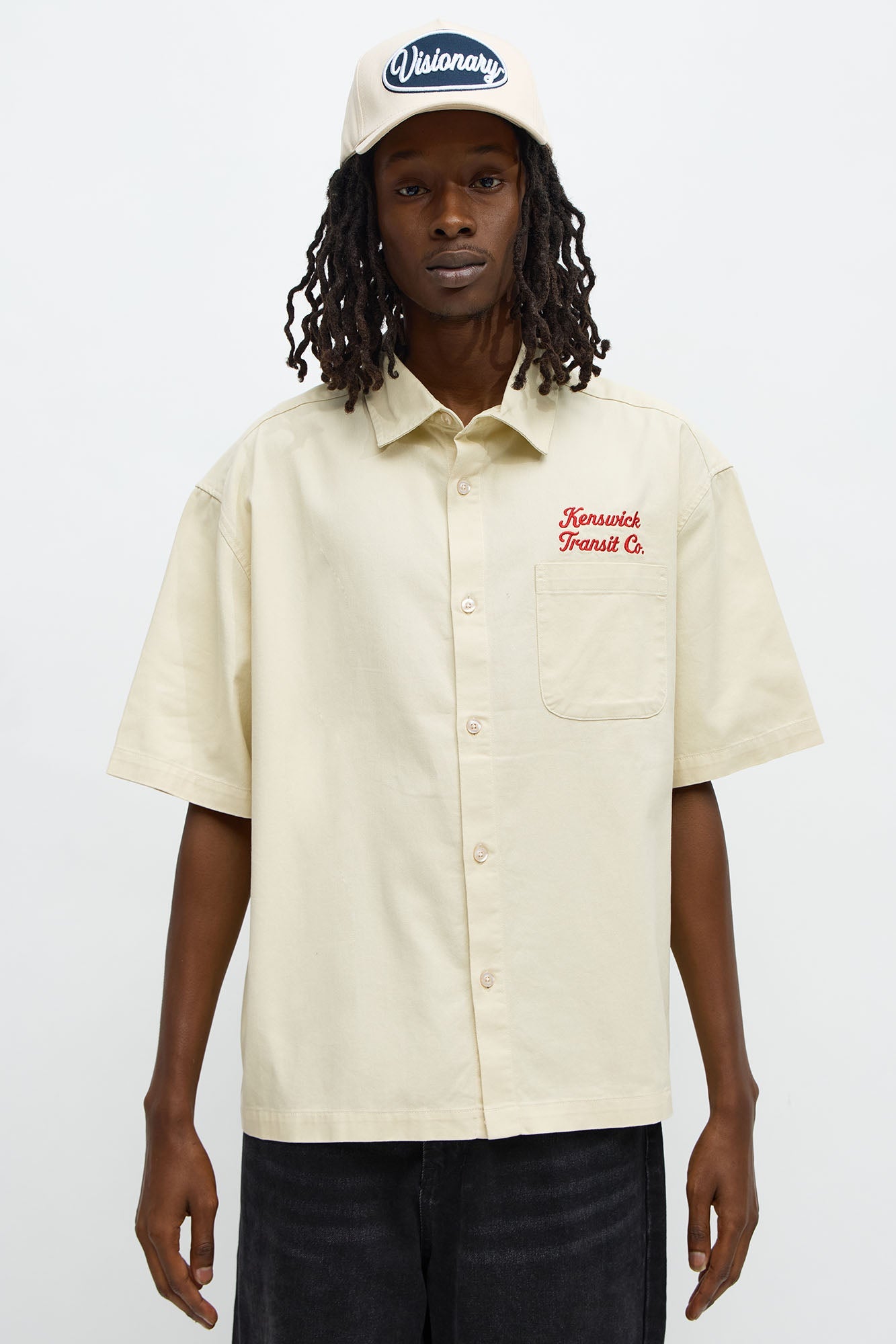 Kenswik Button Up Shirt - Tan