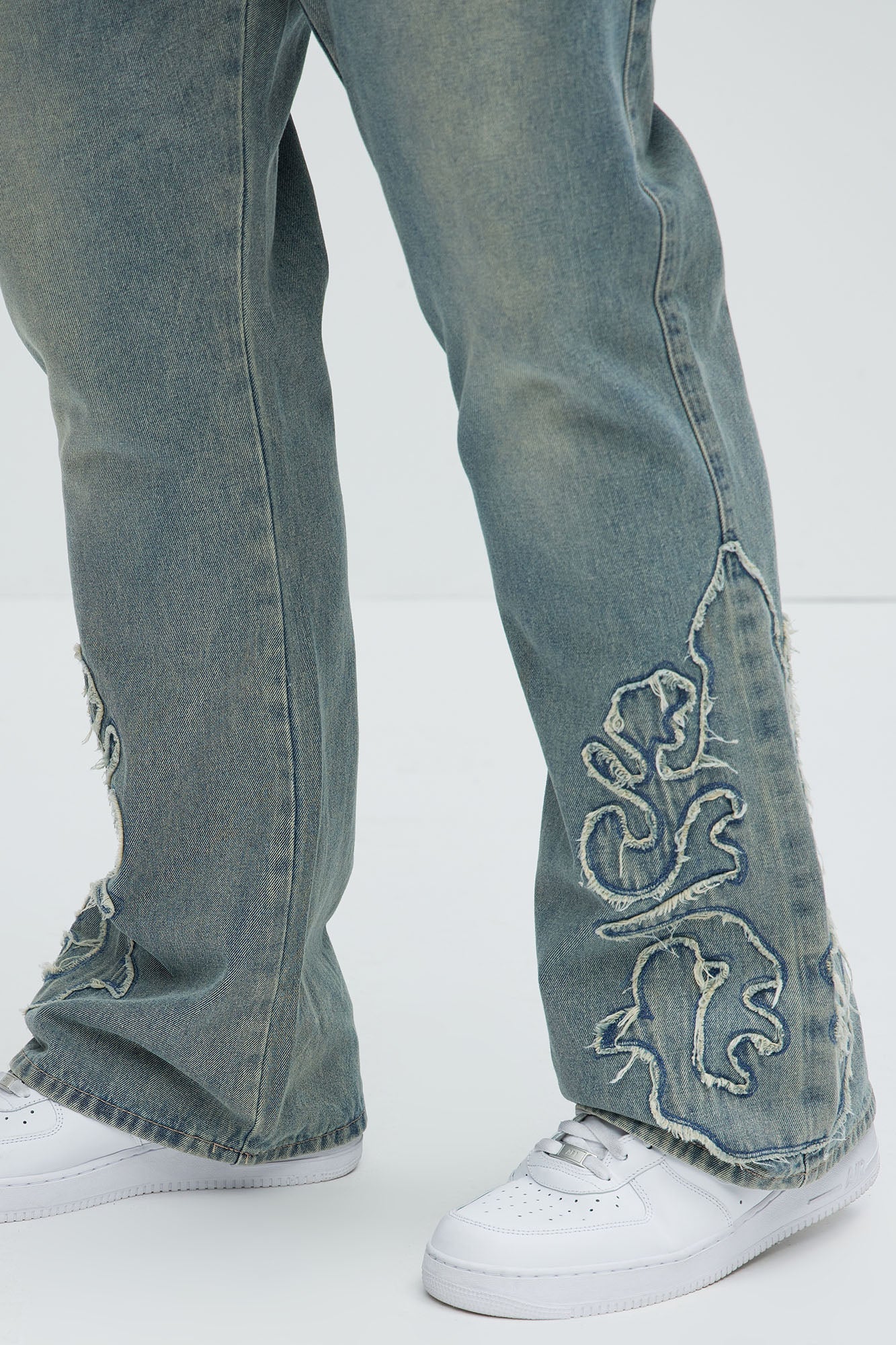 Tumble Slim Flare Jeans - Light Blue Wash