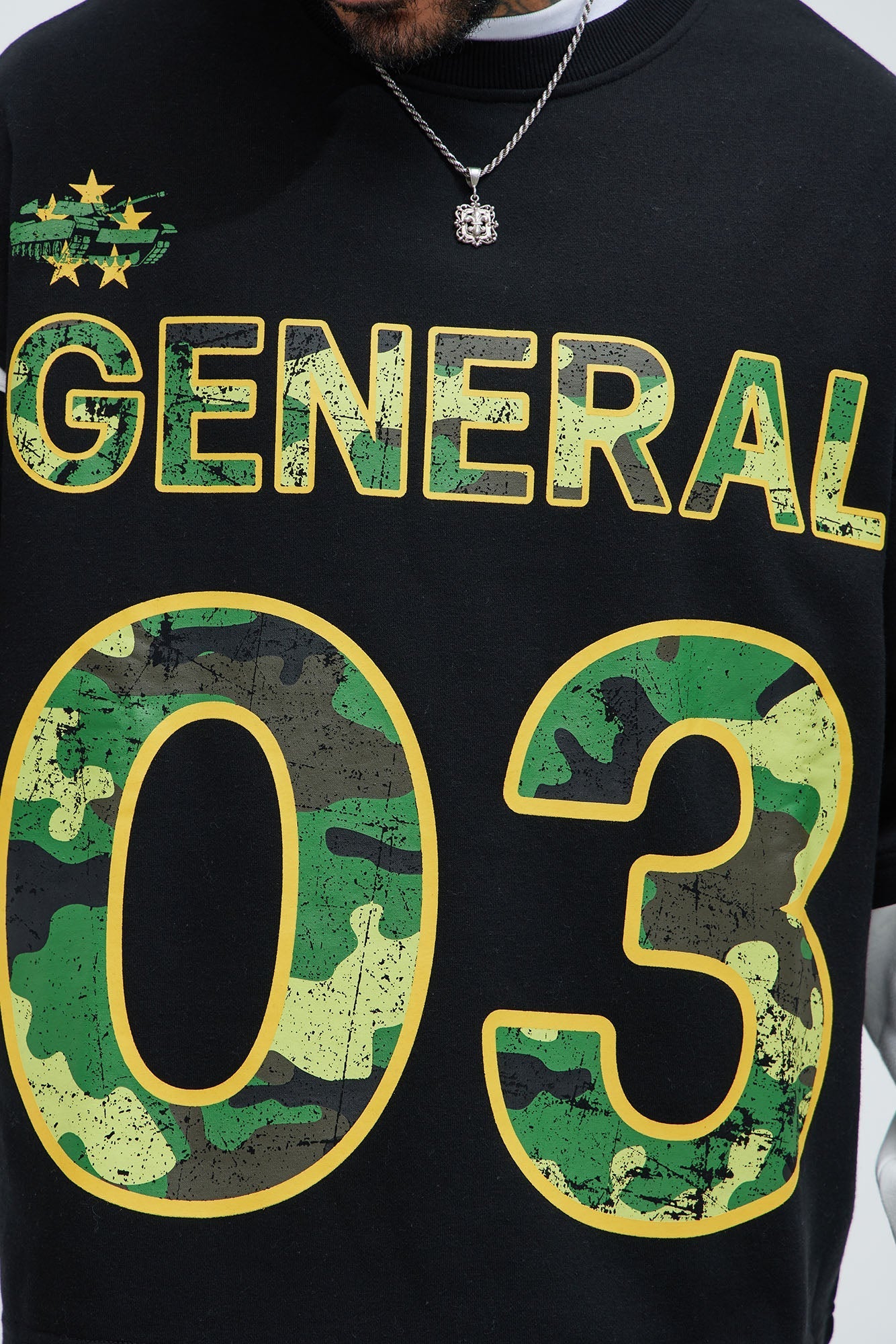 Tyson General Soldier Long Sleeve Tee - Black/combo