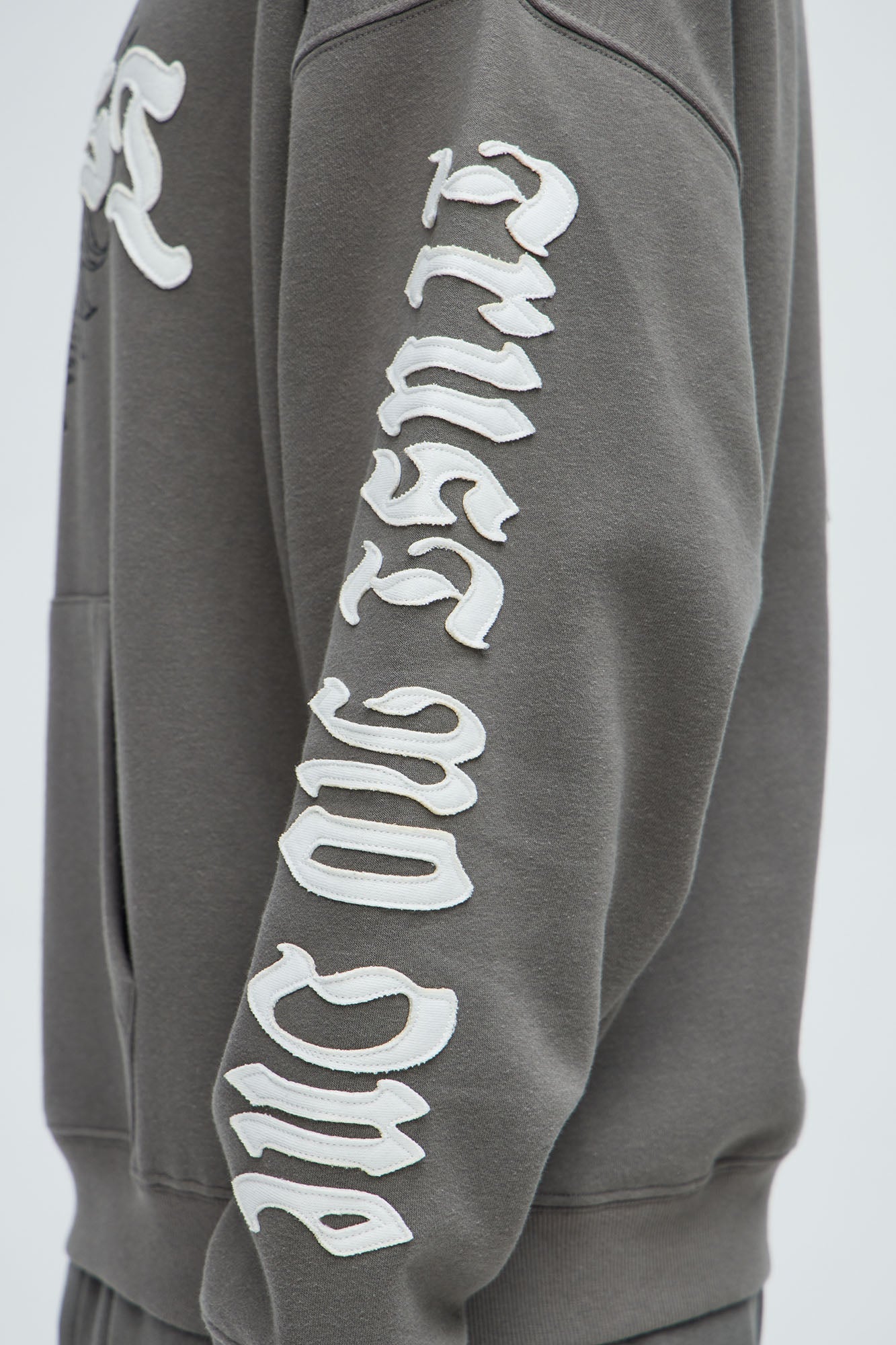 Tyson Trust Issues Oversized Hoodie - Grey