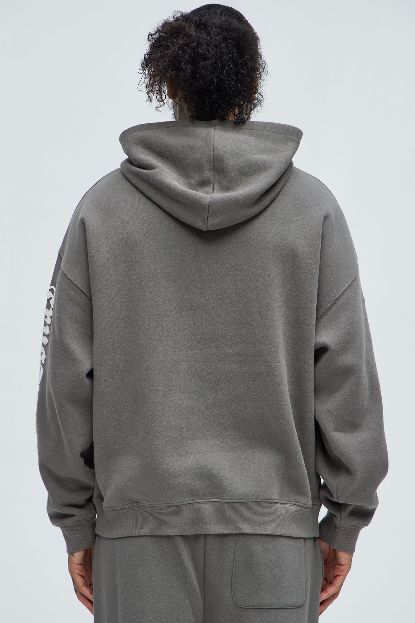 Tyson Trust Issues Oversized Hoodie - Grey