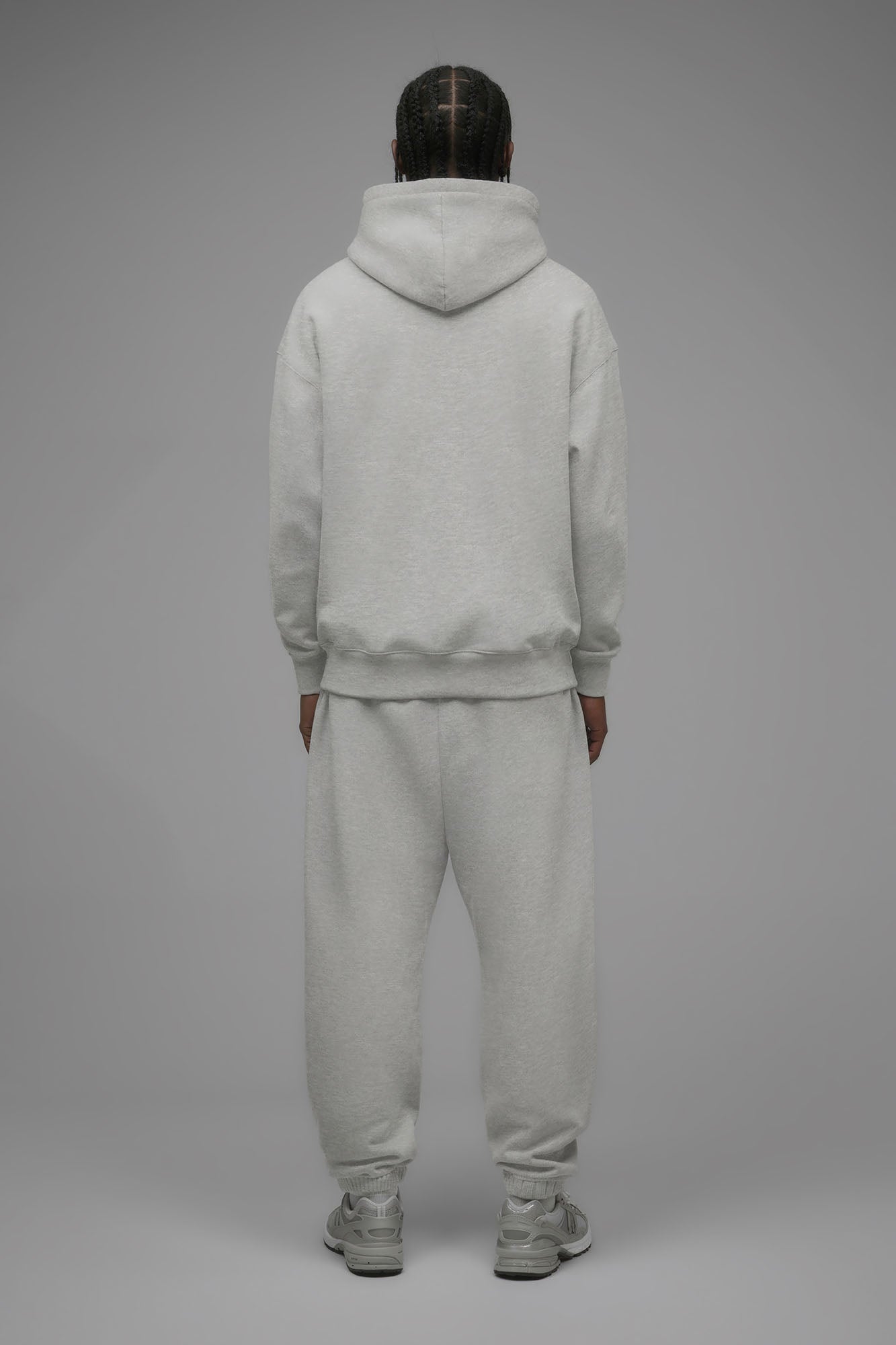 410 Oversized Hoodie - Heather Grey