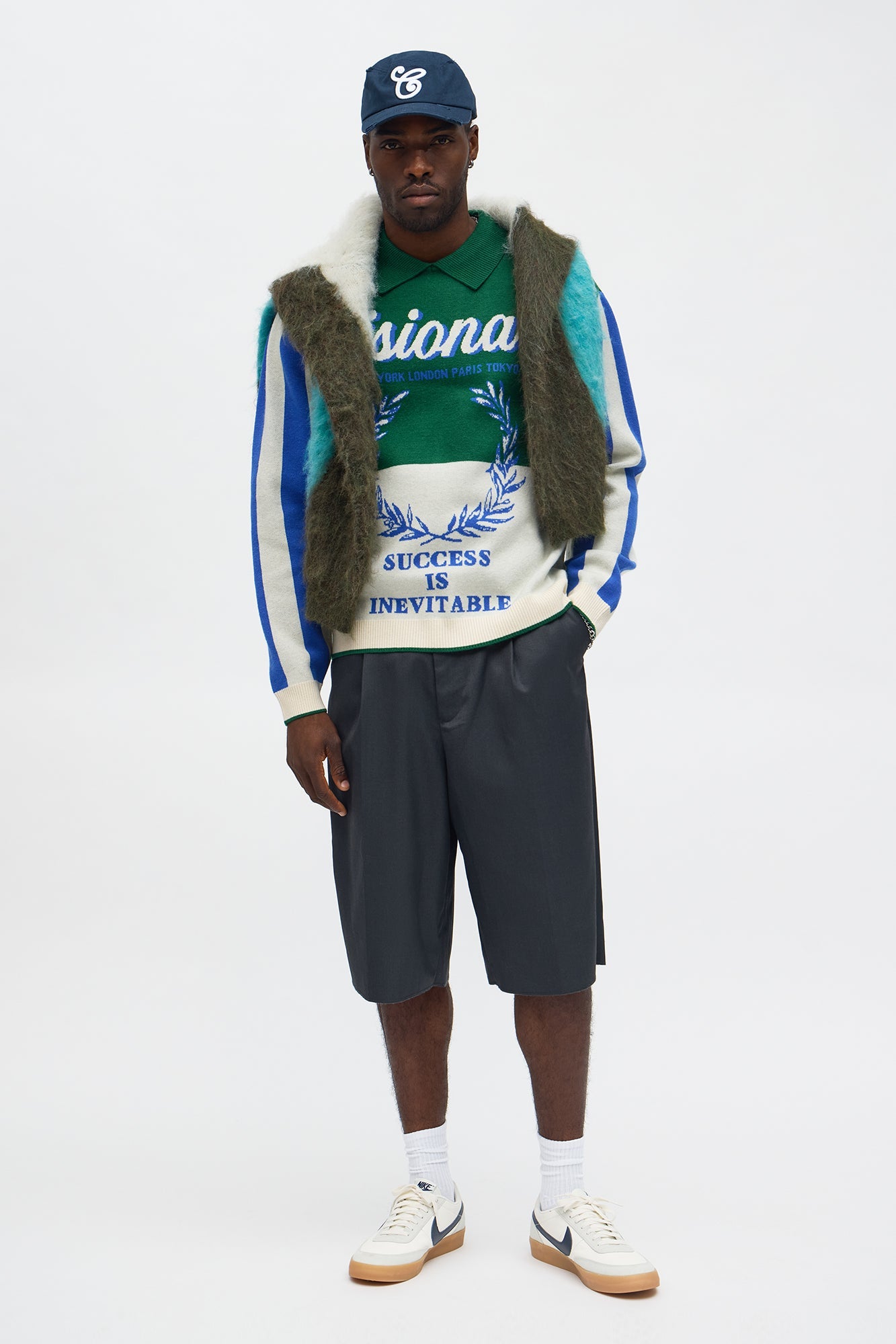 Visionary Polo Sweater - Green