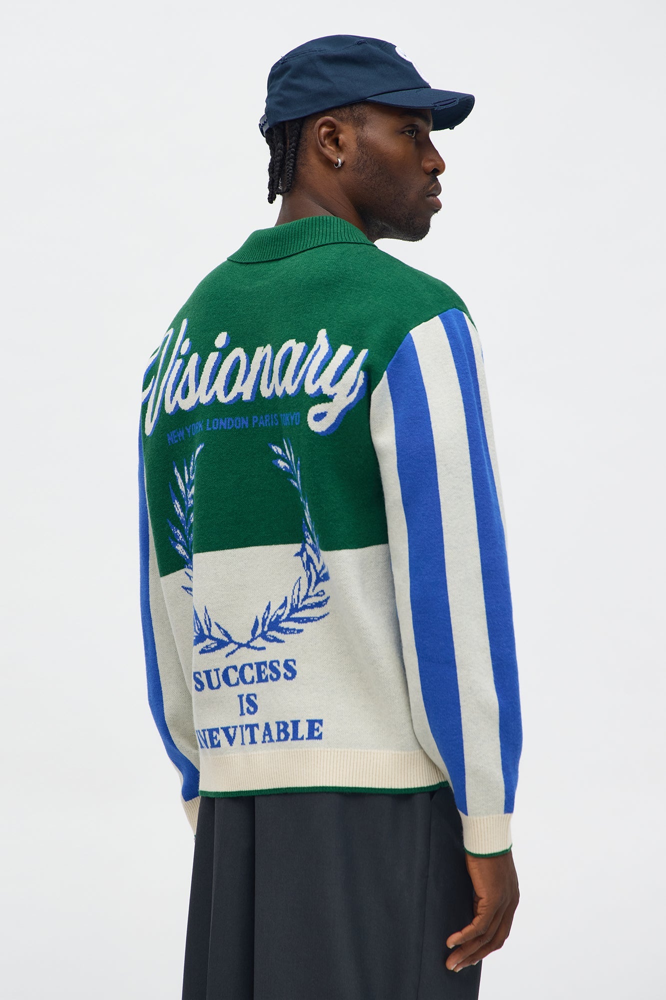 Visionary Polo Sweater - Green