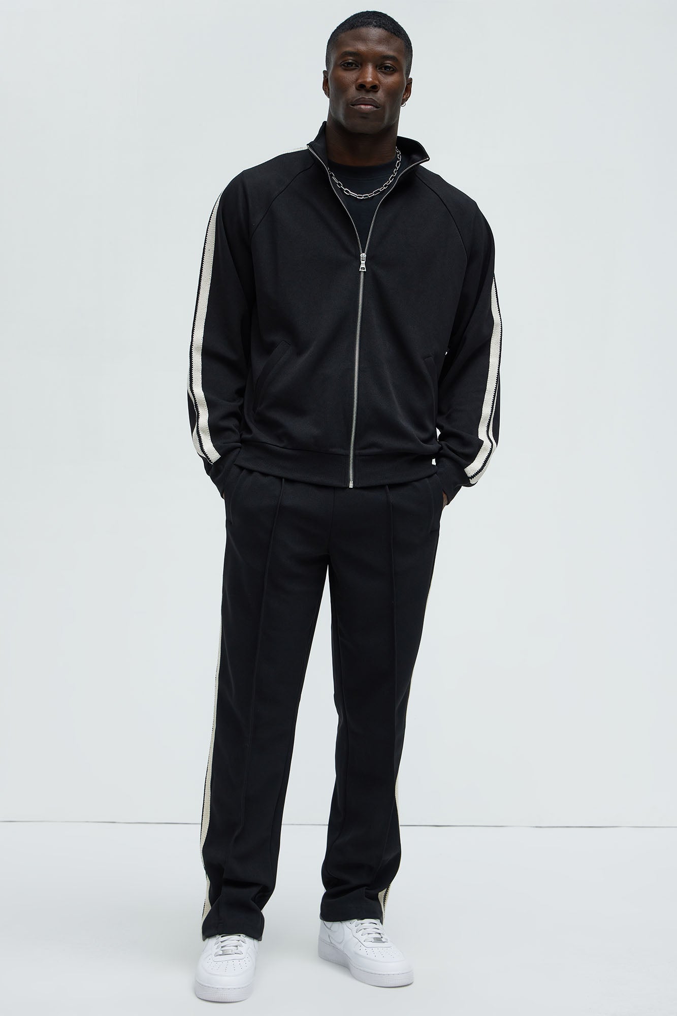 Dennis Track Jacket - Black