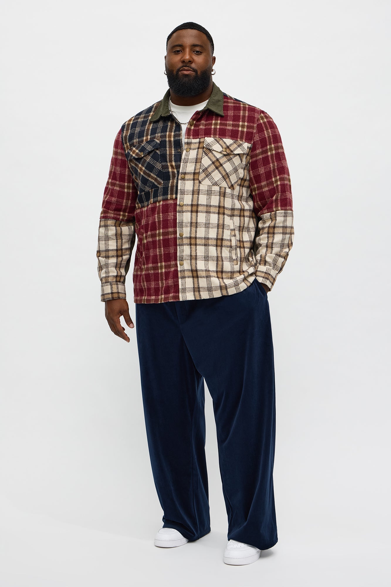 Work It Plaid Button Up Shirt - Multi Color