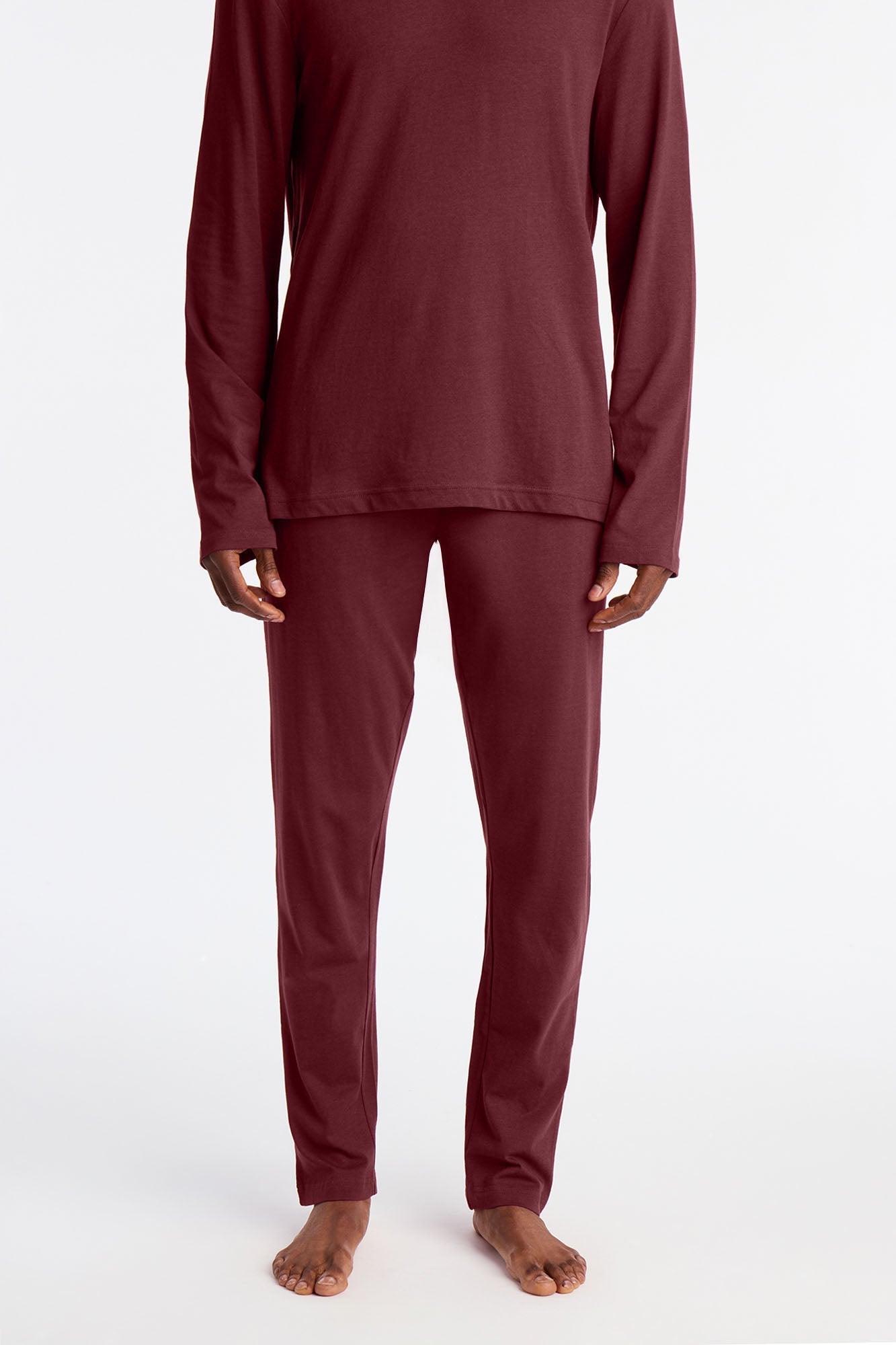Essential Modal Lounge Pants - Burgundy