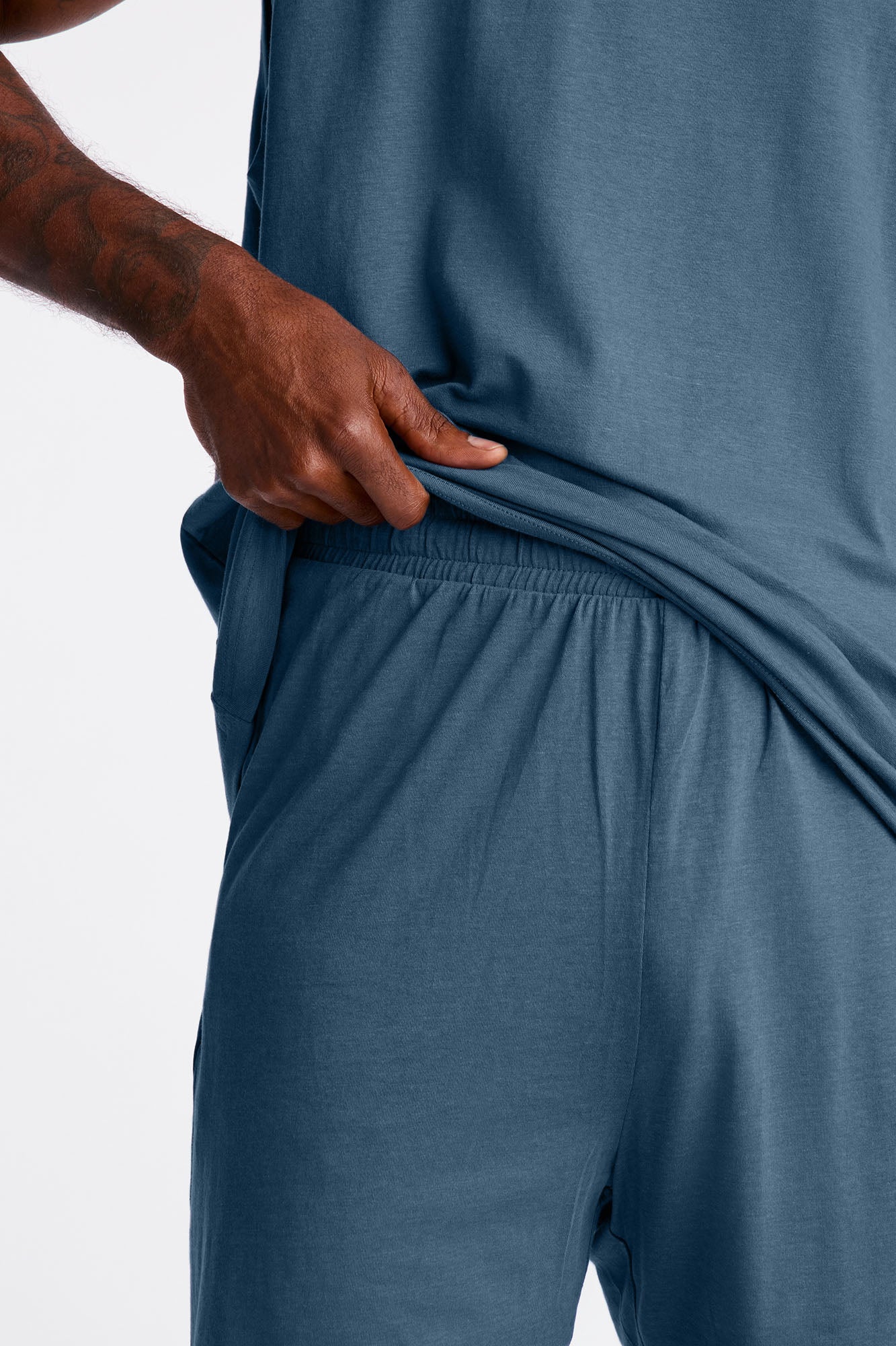 Essential Modal Lounge Shorts - Slate Blue