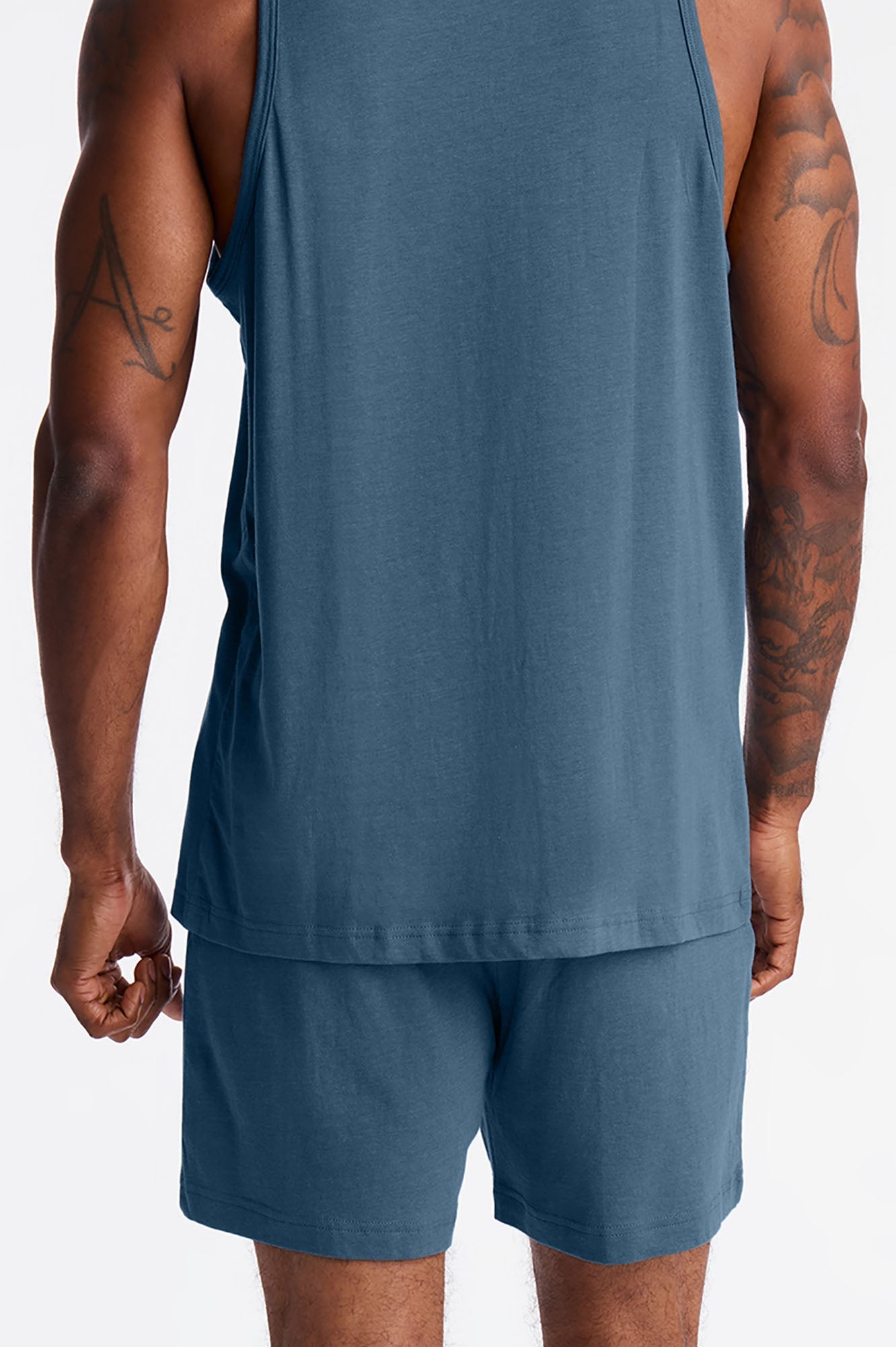 Essential Modal Lounge Tank - Slate Blue